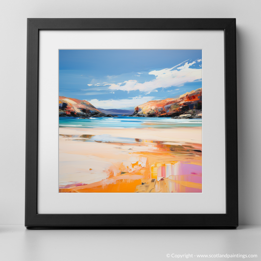 Painting and Art Print of Sandwood Bay, Sutherland. Expressionist Radiance of Sandwood Bay Sutherland.