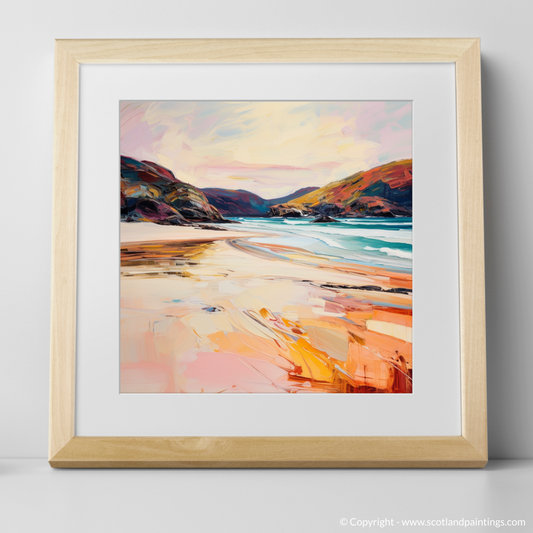 Painting and Art Print of Sandwood Bay, Sutherland. Wild Embrace of Sandwood Bay.