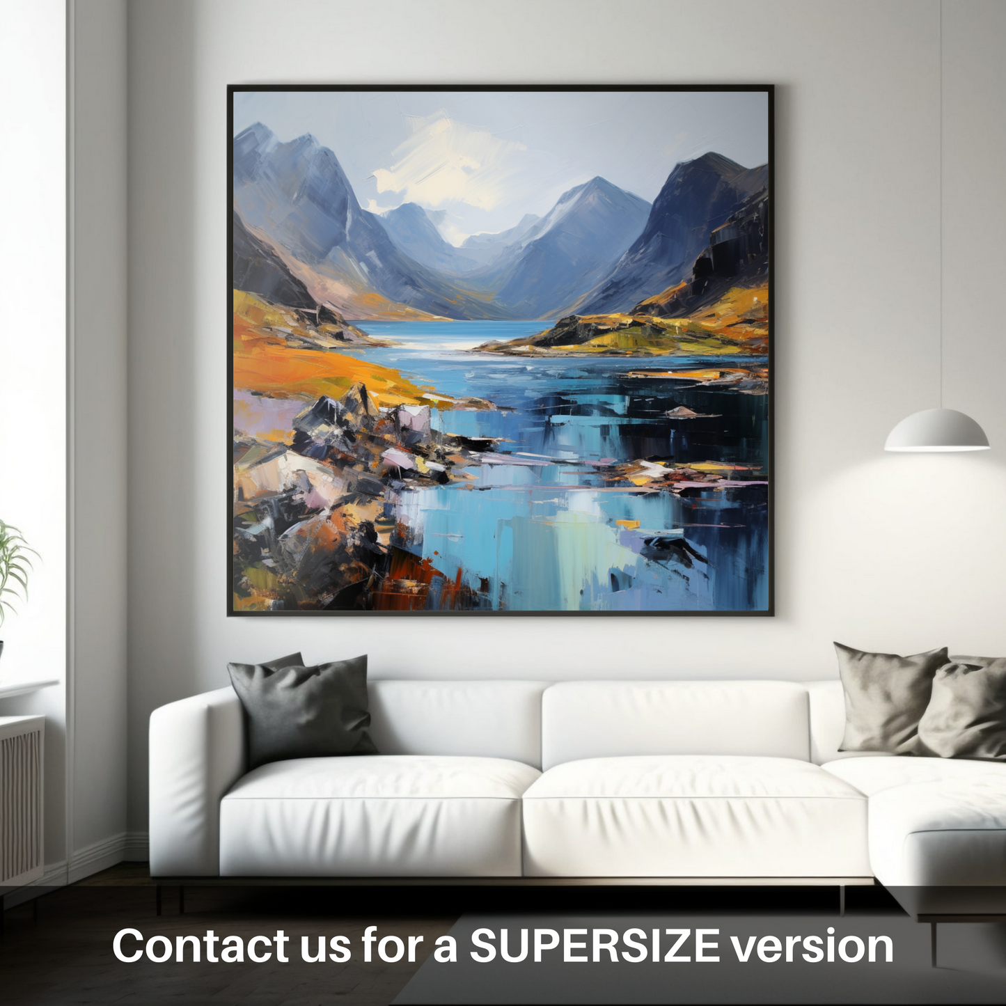 Huge supersize print of Loch Coruisk, Isle of Skye