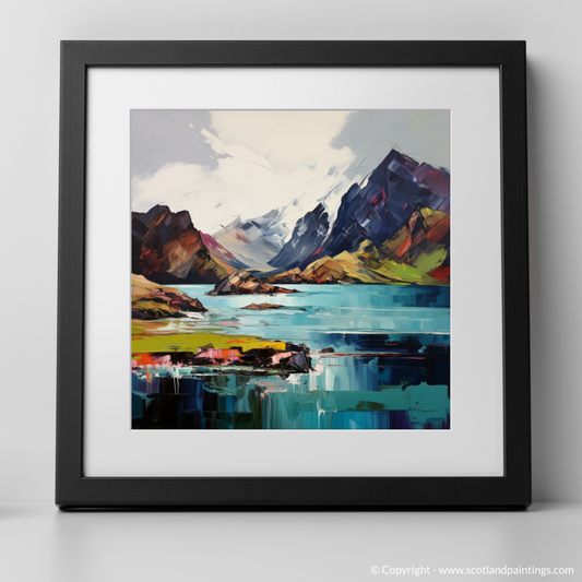 Art Print of Loch Coruisk, Isle of Skye with a black frame