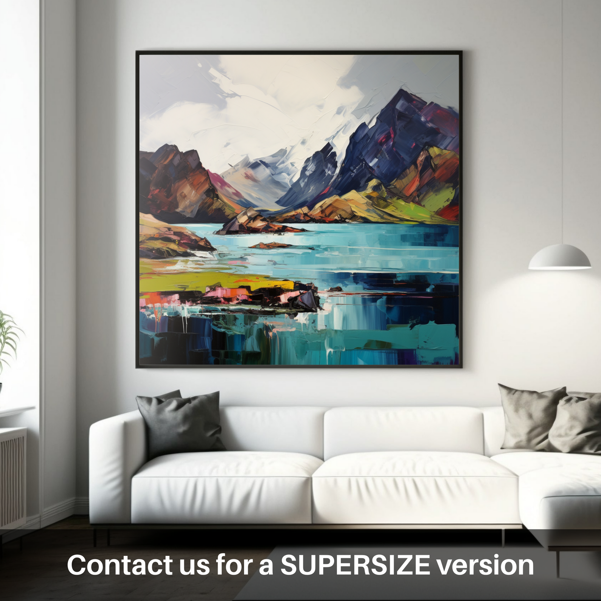 Huge supersize print of Loch Coruisk, Isle of Skye