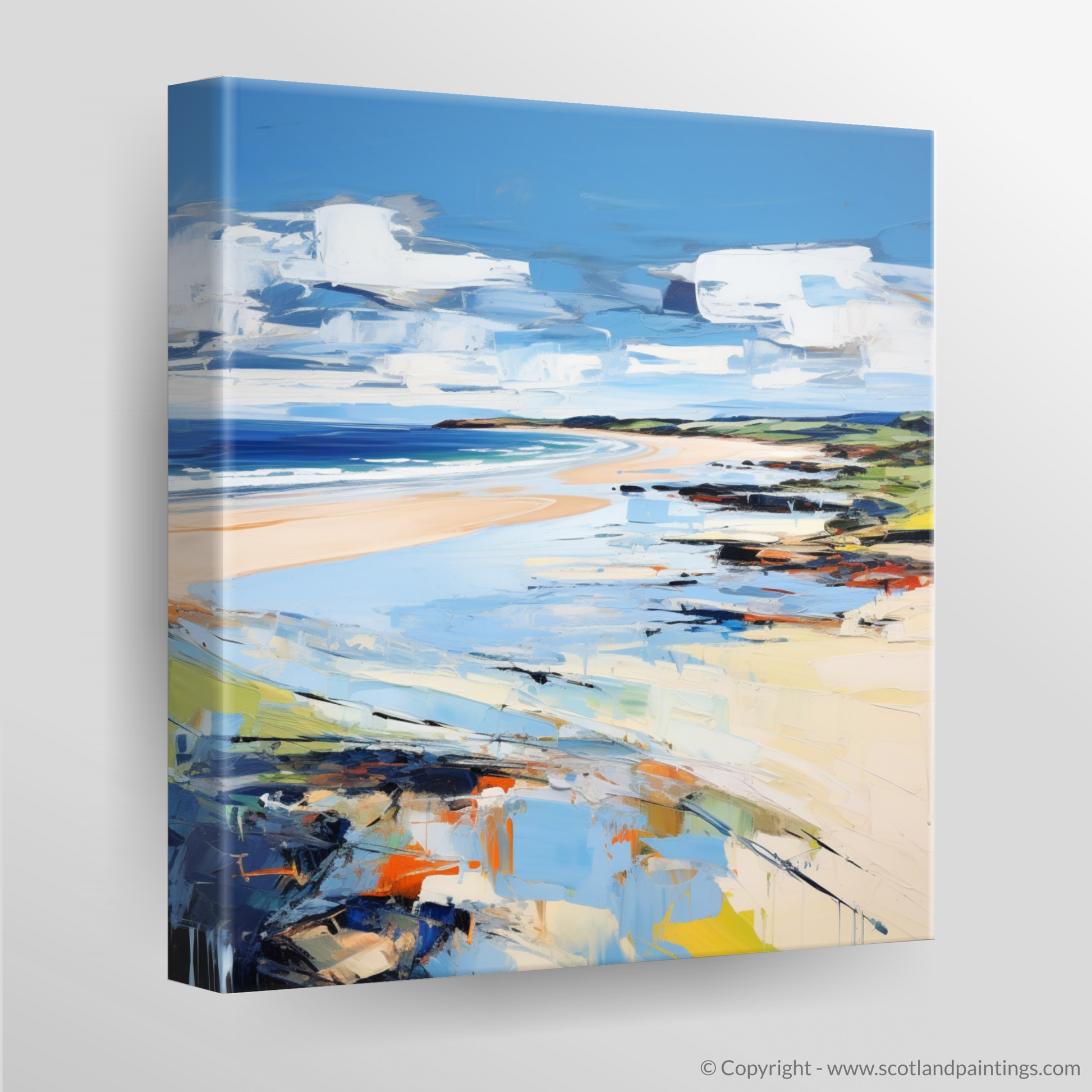 Canvas Print of West Sands, St Andrews