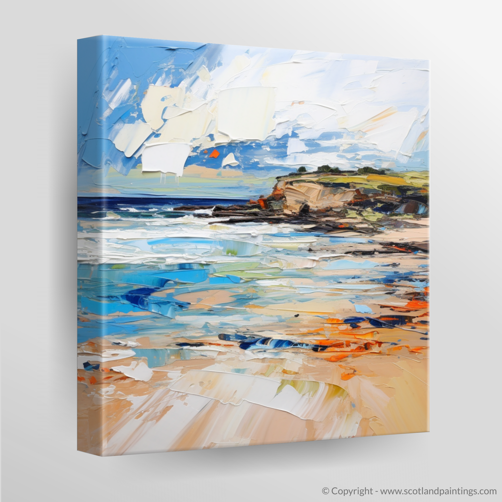 Canvas Print of West Sands, St Andrews