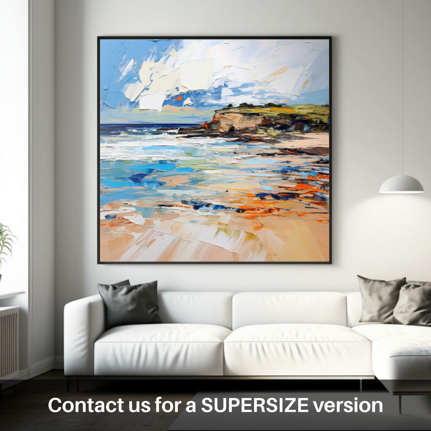 Huge supersize print of West Sands, St Andrews