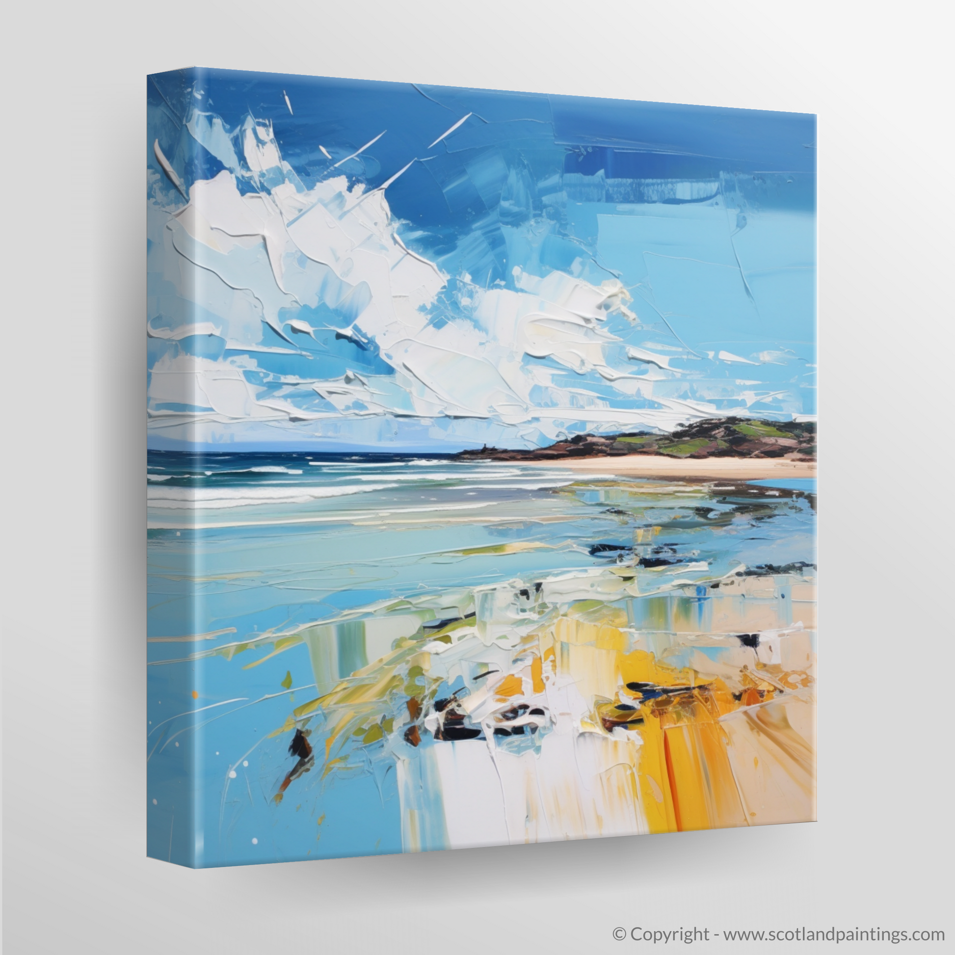 Canvas Print of West Sands, St Andrews