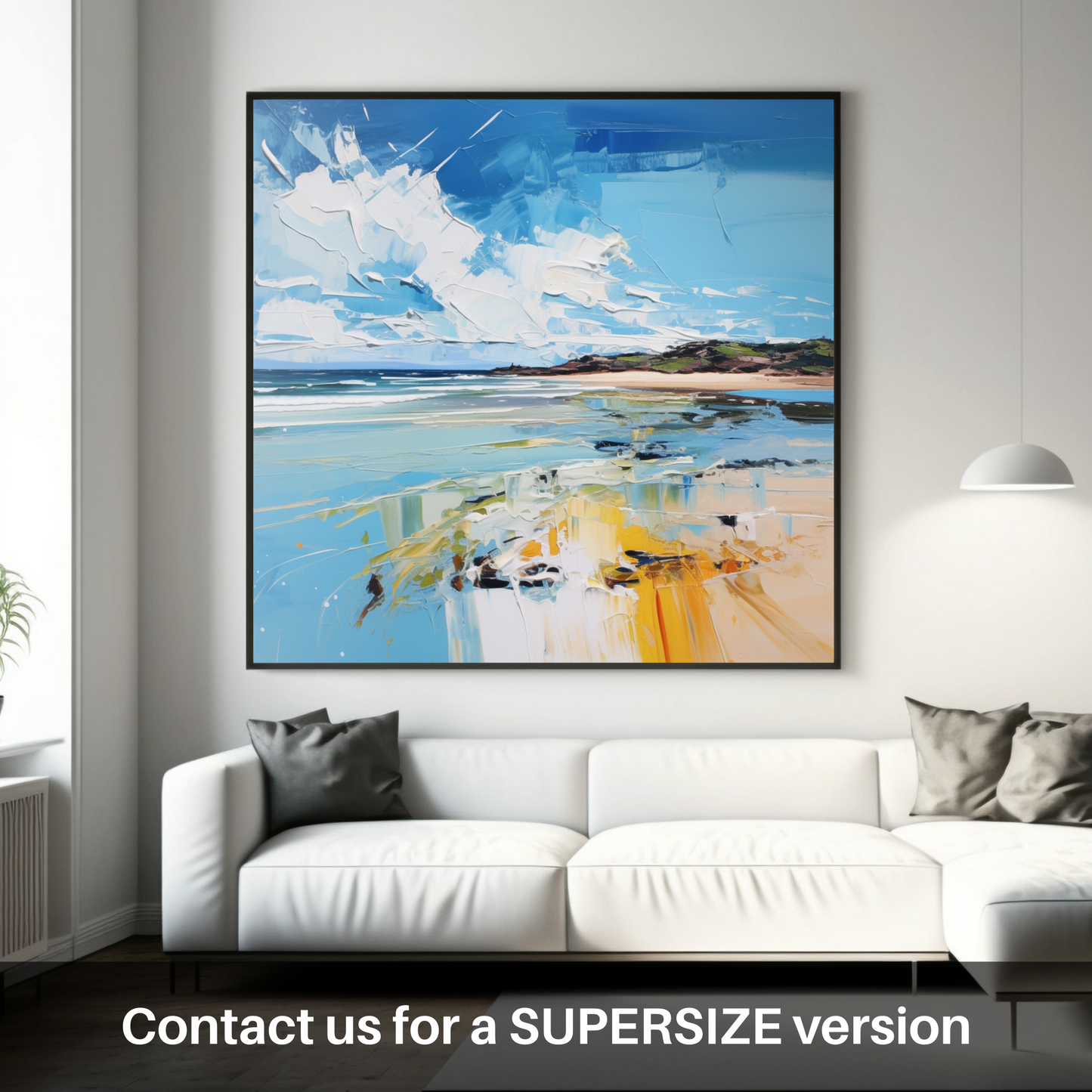 Huge supersize print of West Sands, St Andrews