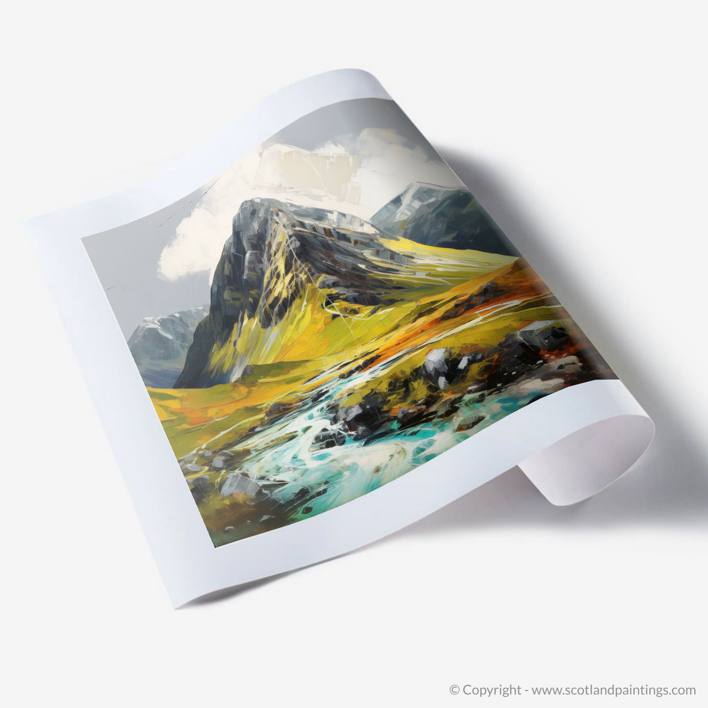 Art Print of Stob Coire Raineach (Buachaille Etive Beag)