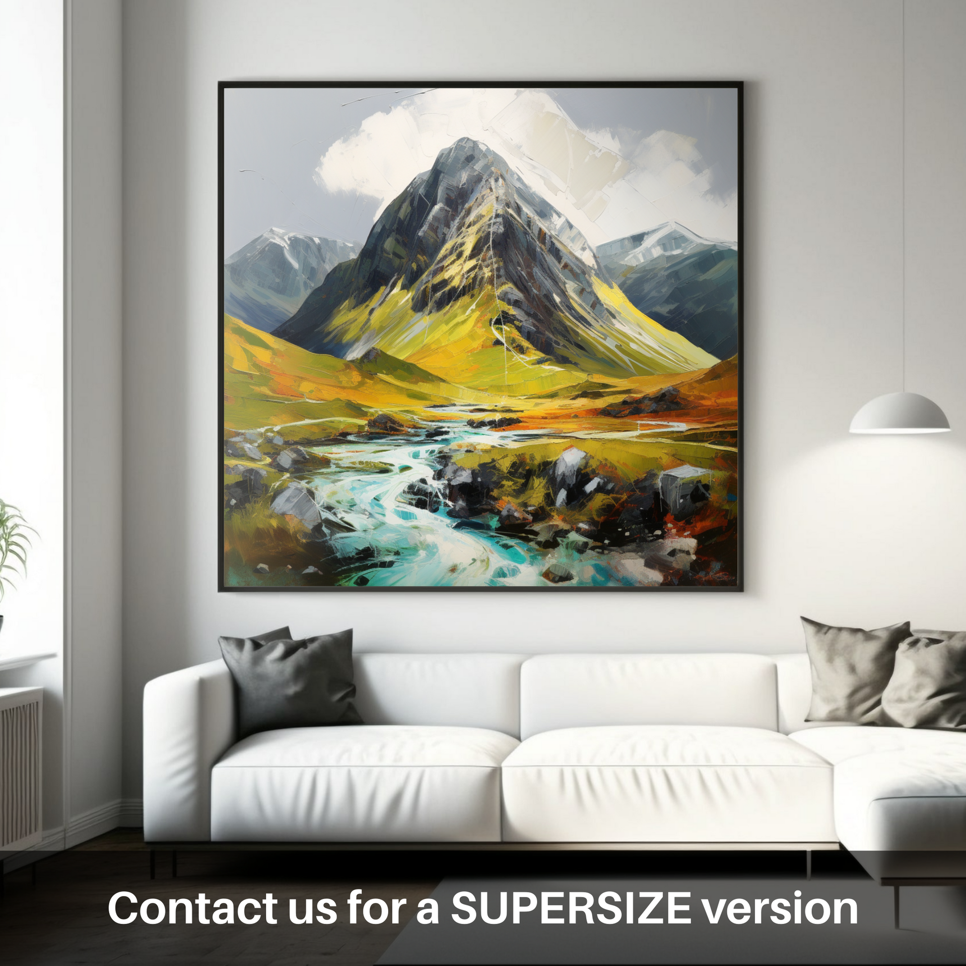 Huge supersize print of Stob Coire Raineach (Buachaille Etive Beag)