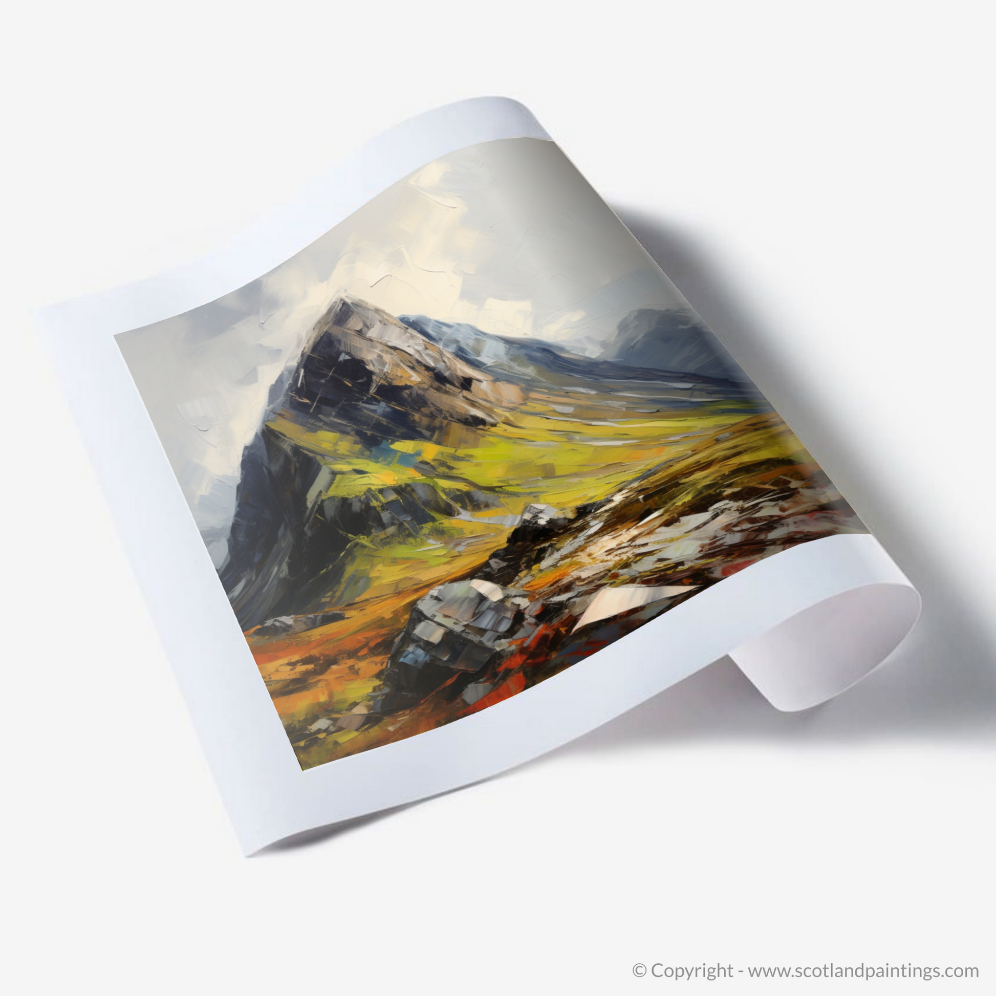 Art Print of Stob Coire Raineach (Buachaille Etive Beag)