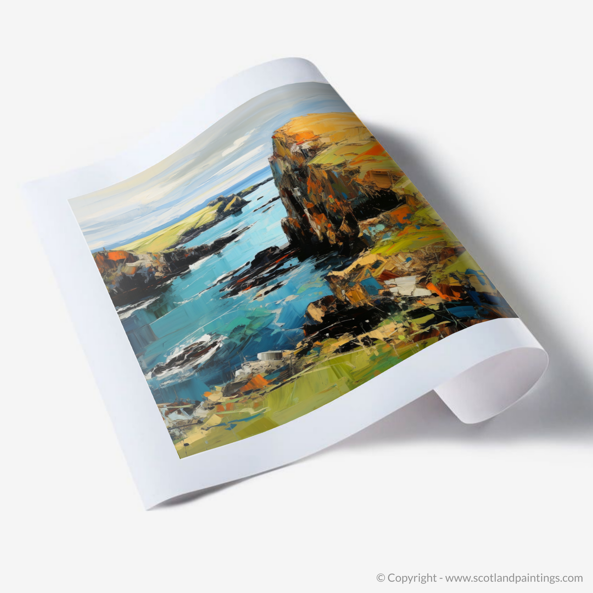 Art Print of Shetland, North of mainland Scotland