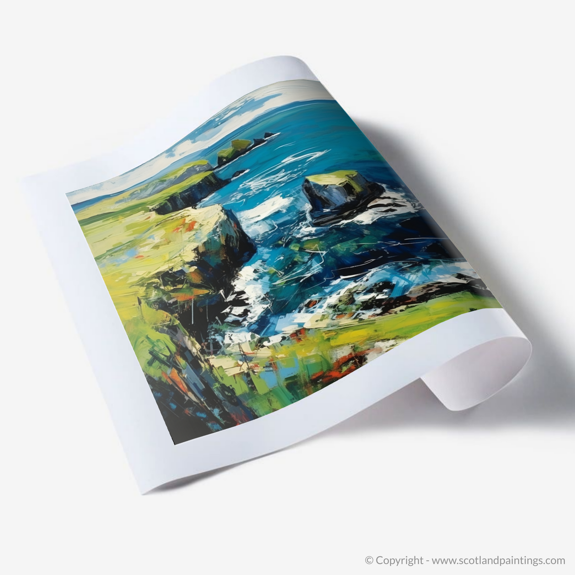 Art Print of Shetland, North of mainland Scotland