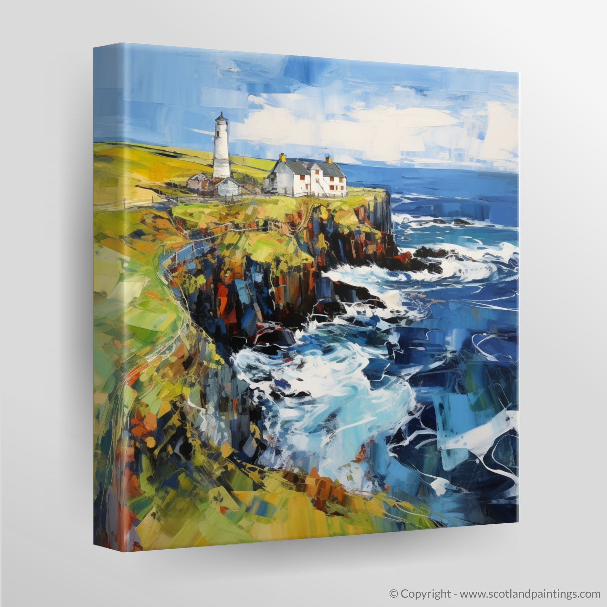 Canvas Print of Shetland, North of mainland Scotland