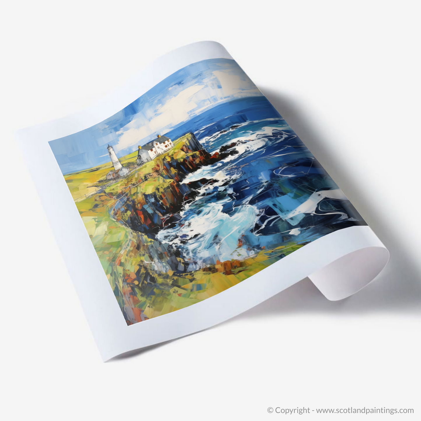 Art Print of Shetland, North of mainland Scotland