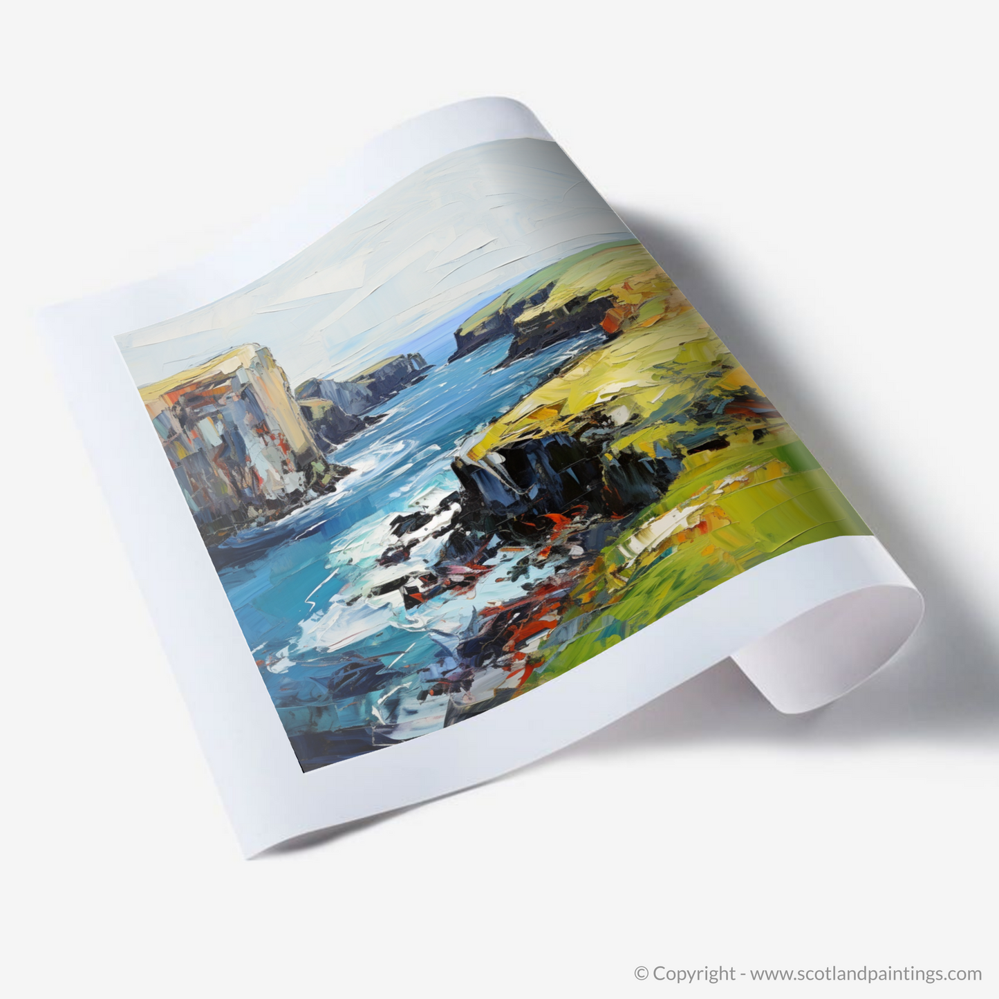 Art Print of Shetland, North of mainland Scotland