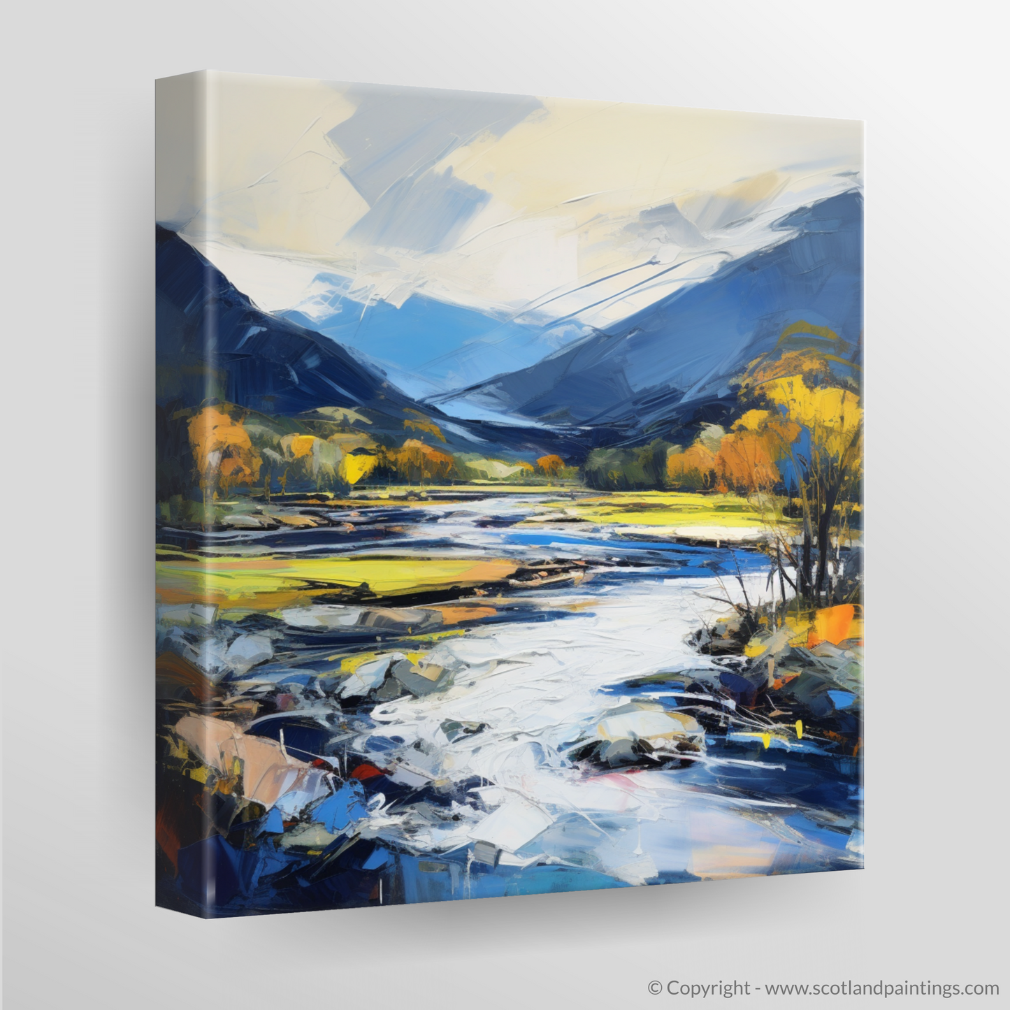Canvas Print of River Spey, Highlands