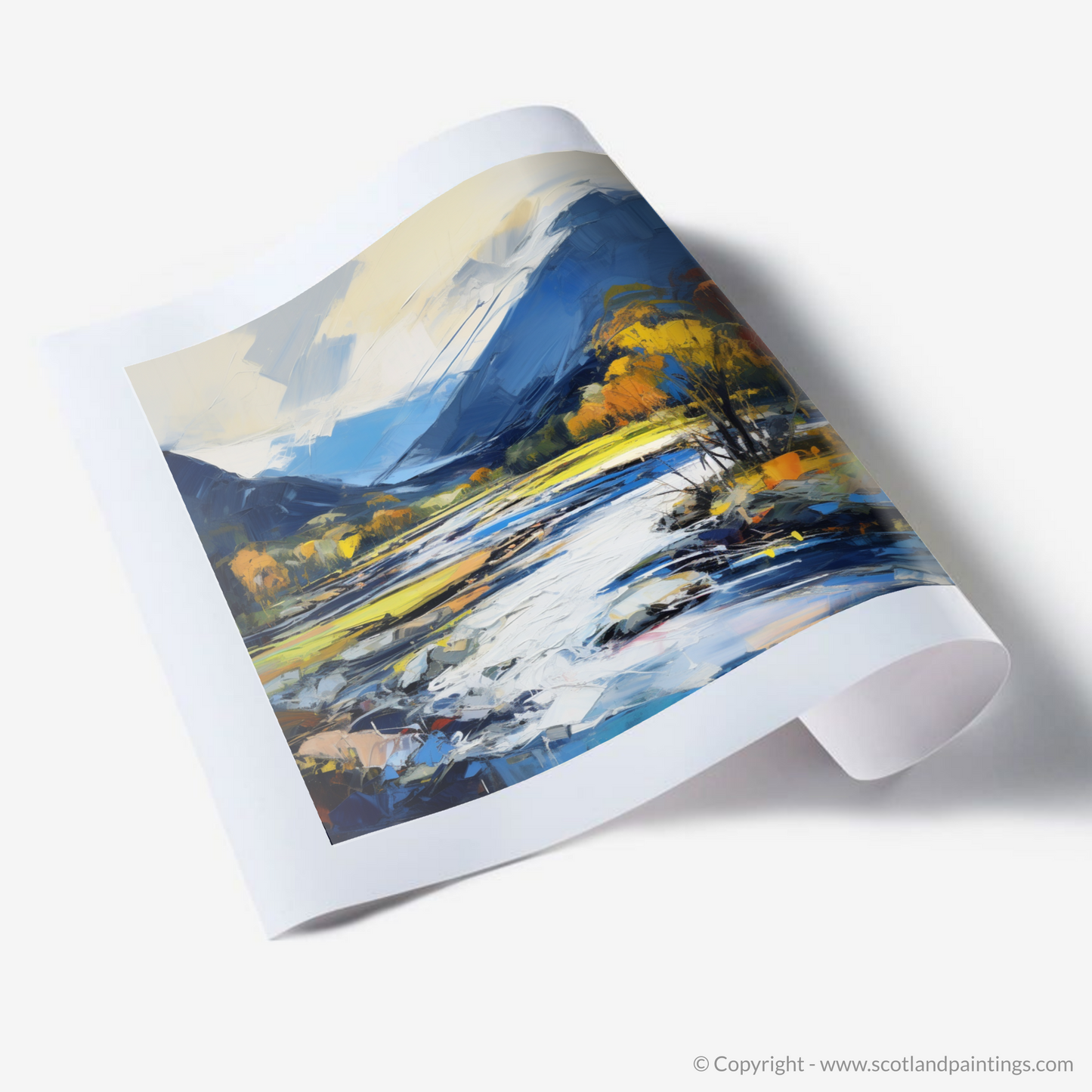 Art Print of River Spey, Highlands