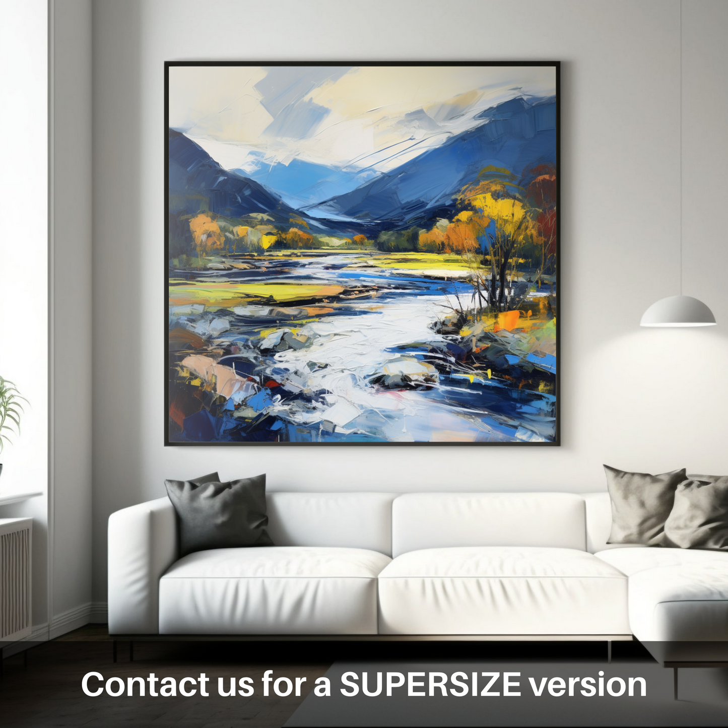 Huge supersize print of River Spey, Highlands