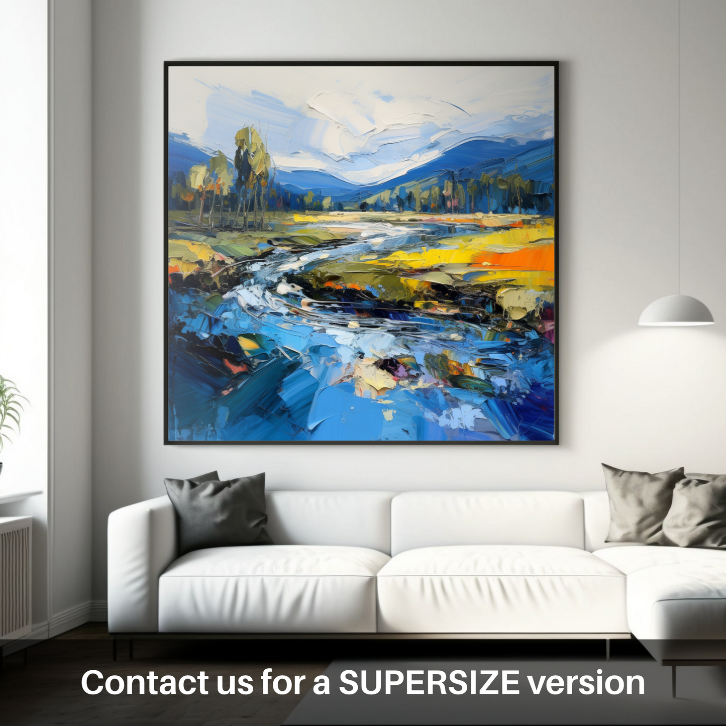 Huge supersize print of River Spey, Highlands