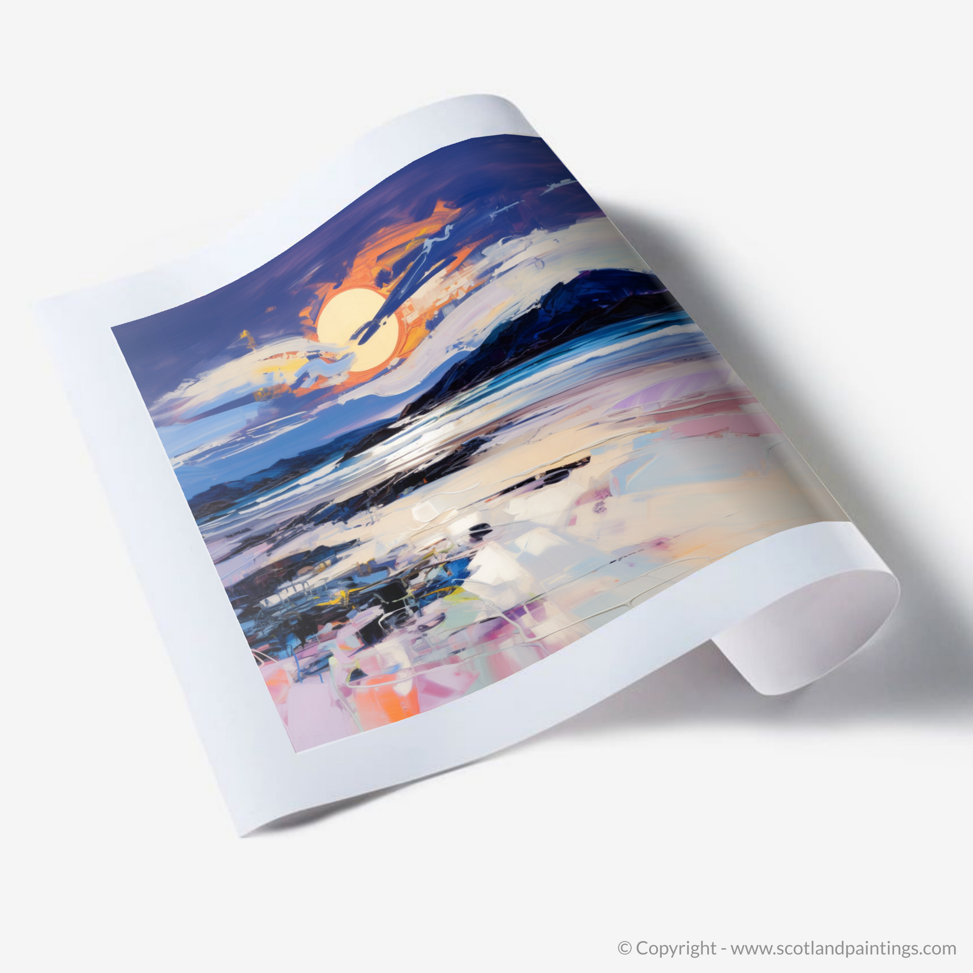 Art Print of Traigh Mhor at dusk