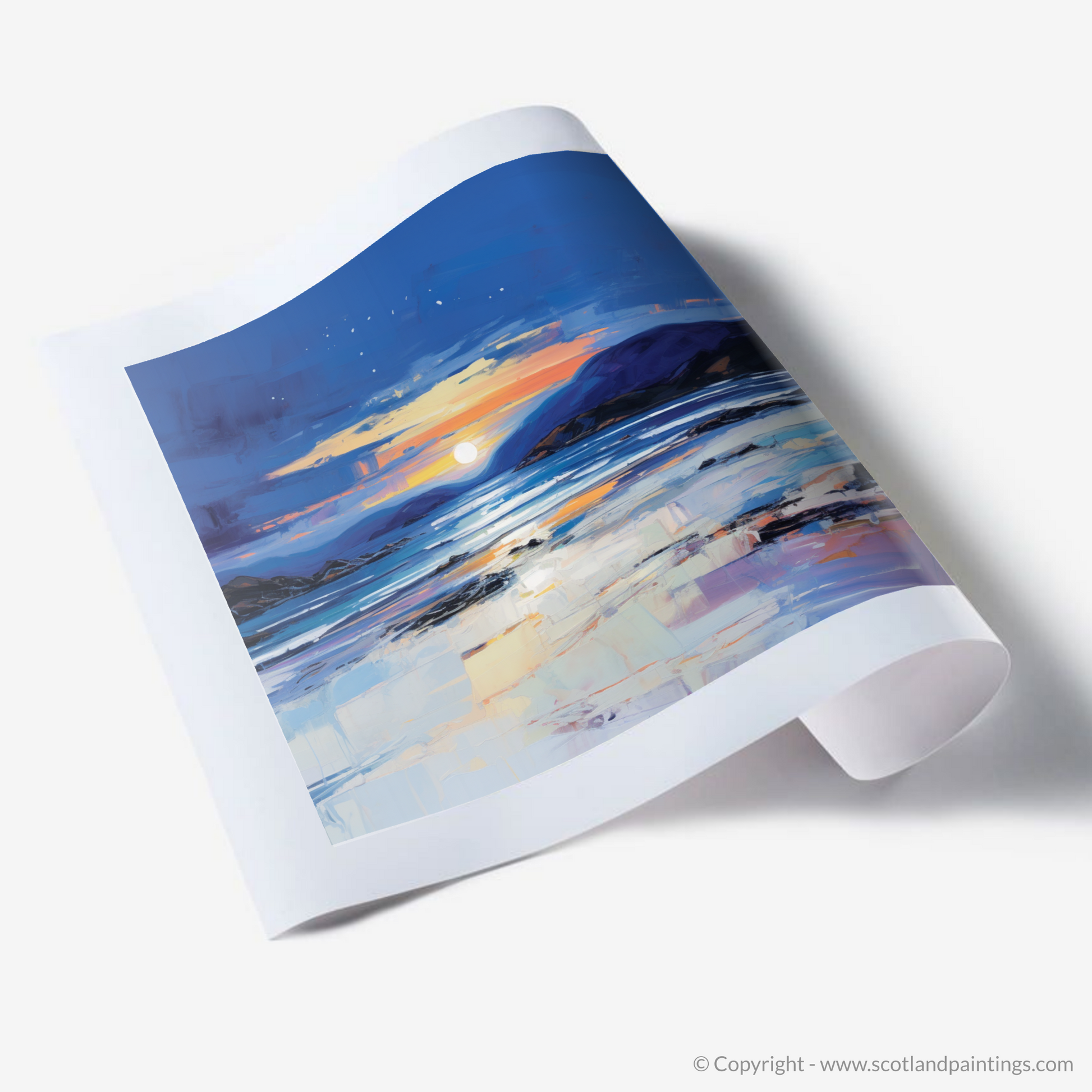 Art Print of Traigh Mhor at dusk