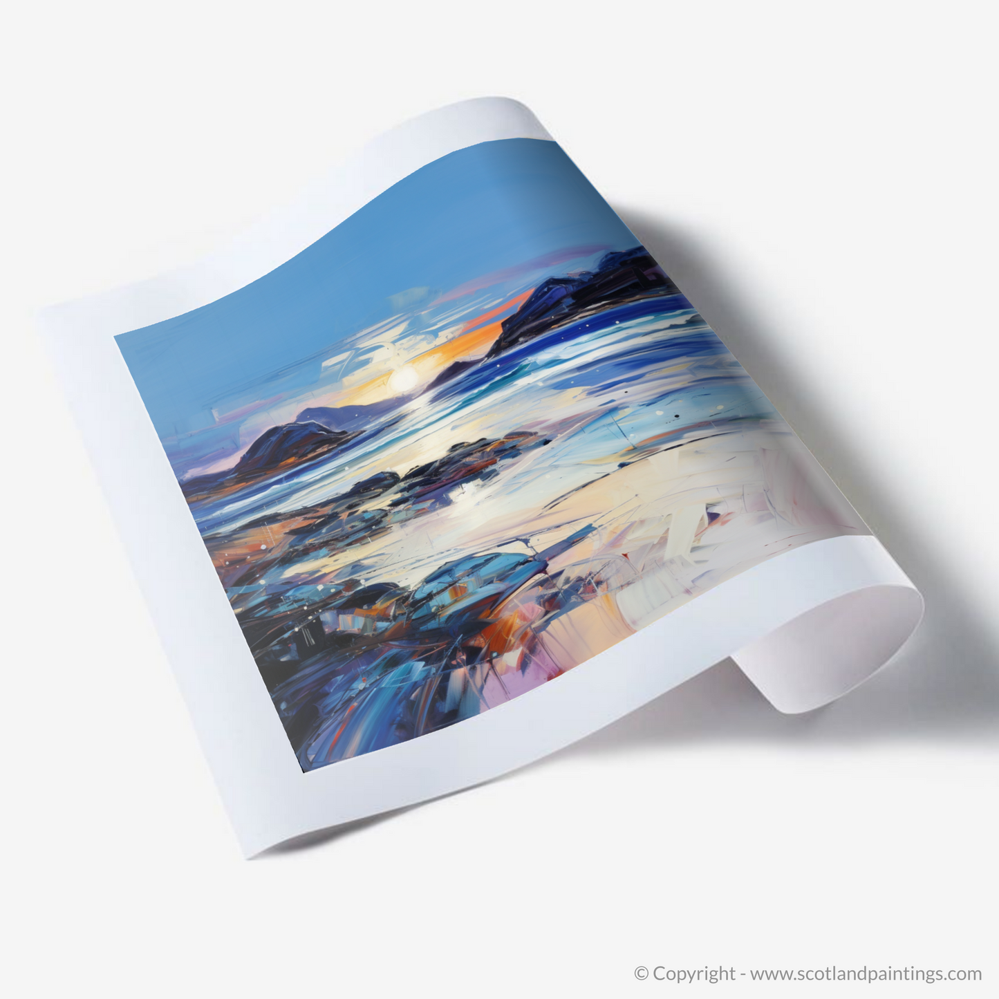 Art Print of Traigh Mhor at dusk