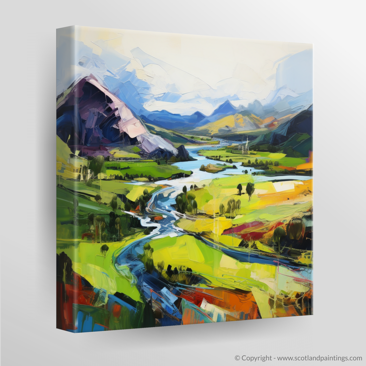 Canvas Print of Glen Garry, Highlands