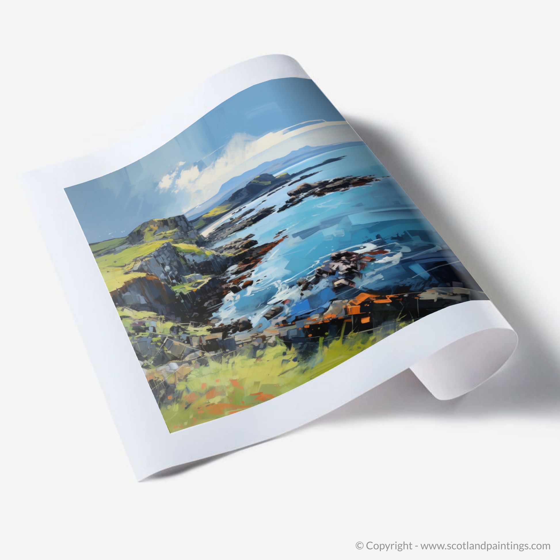 Art Print of Easdale Sound, Easdale, Argyll and Bute