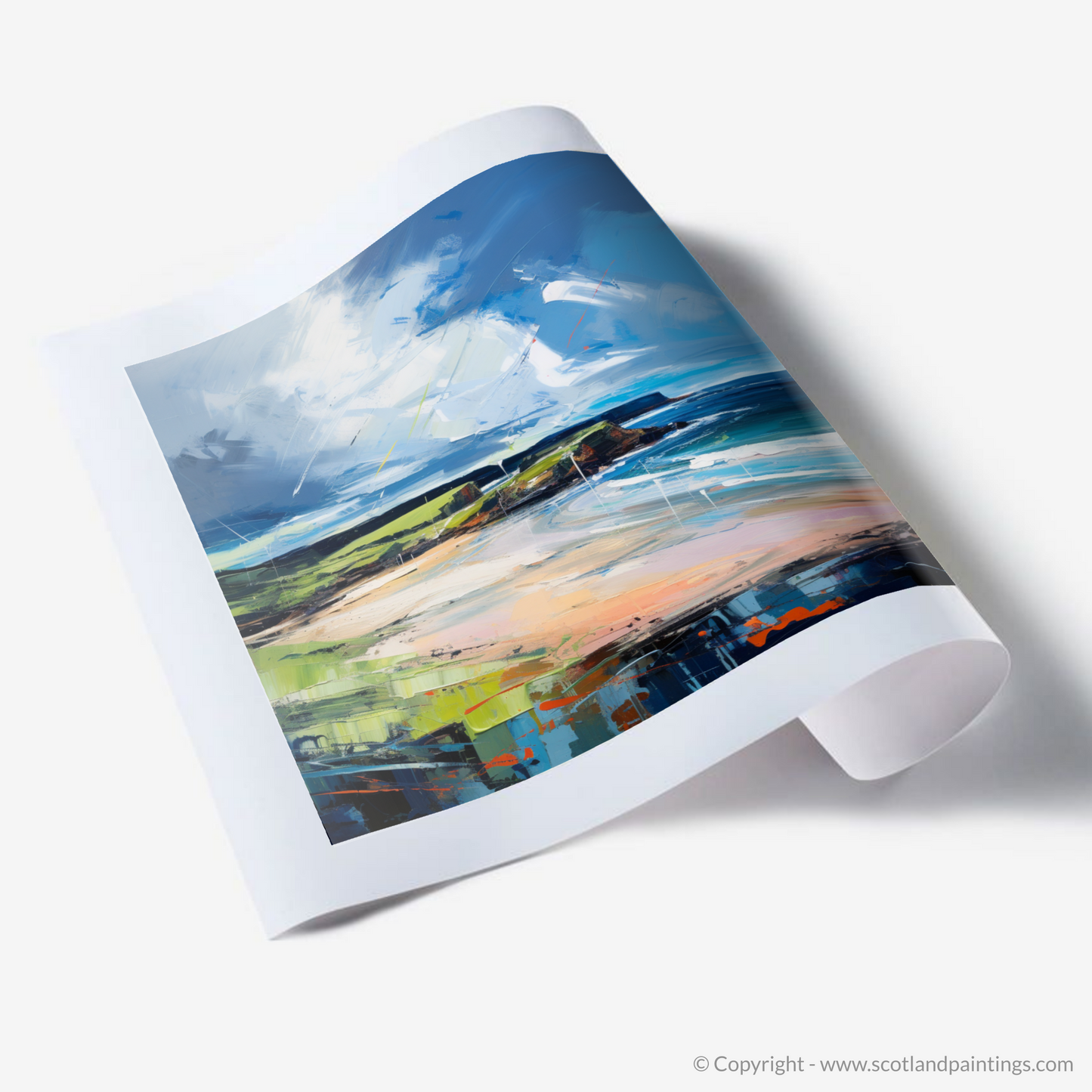 Art Print of Lunan Bay, Angus