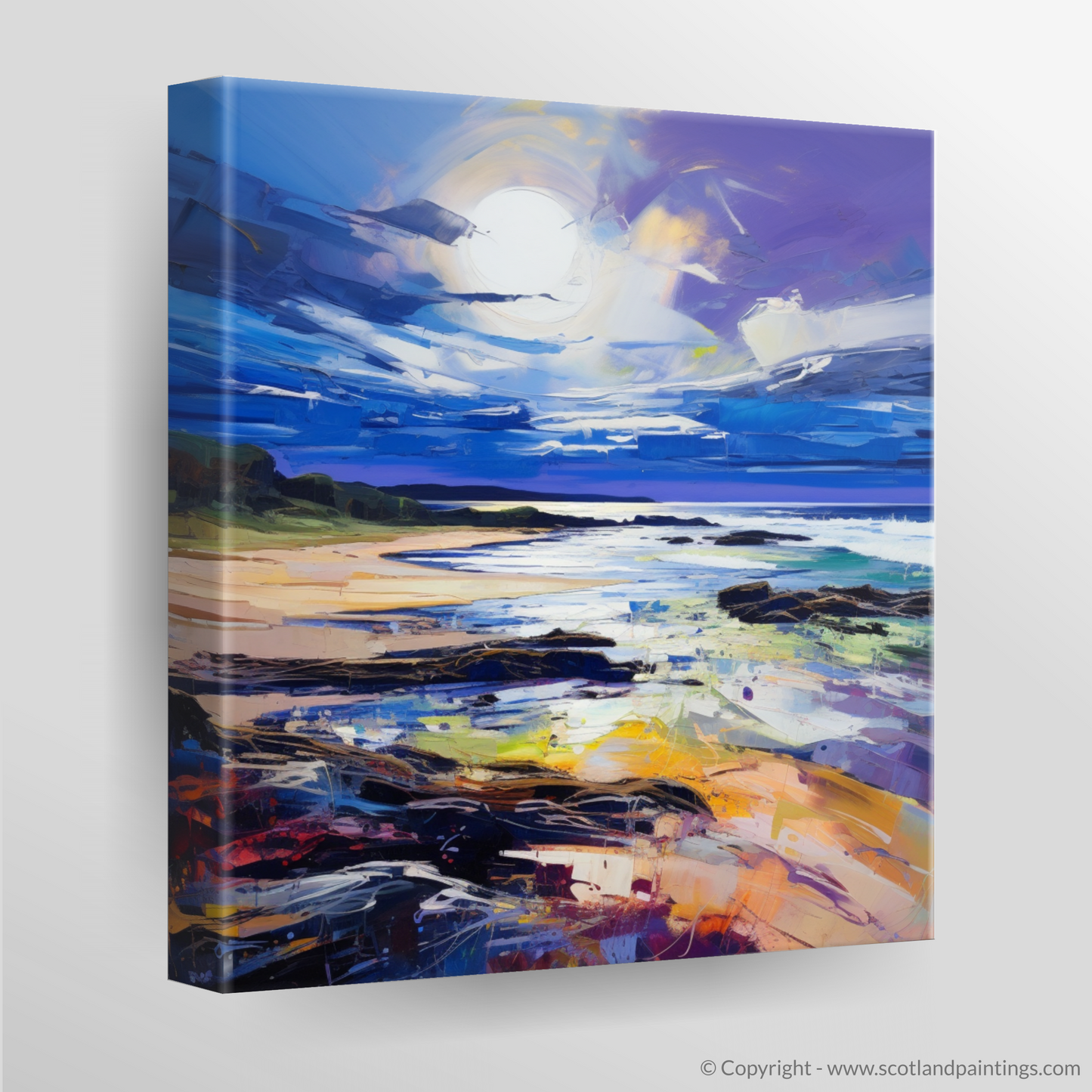 Canvas Print of Lunan Bay, Angus