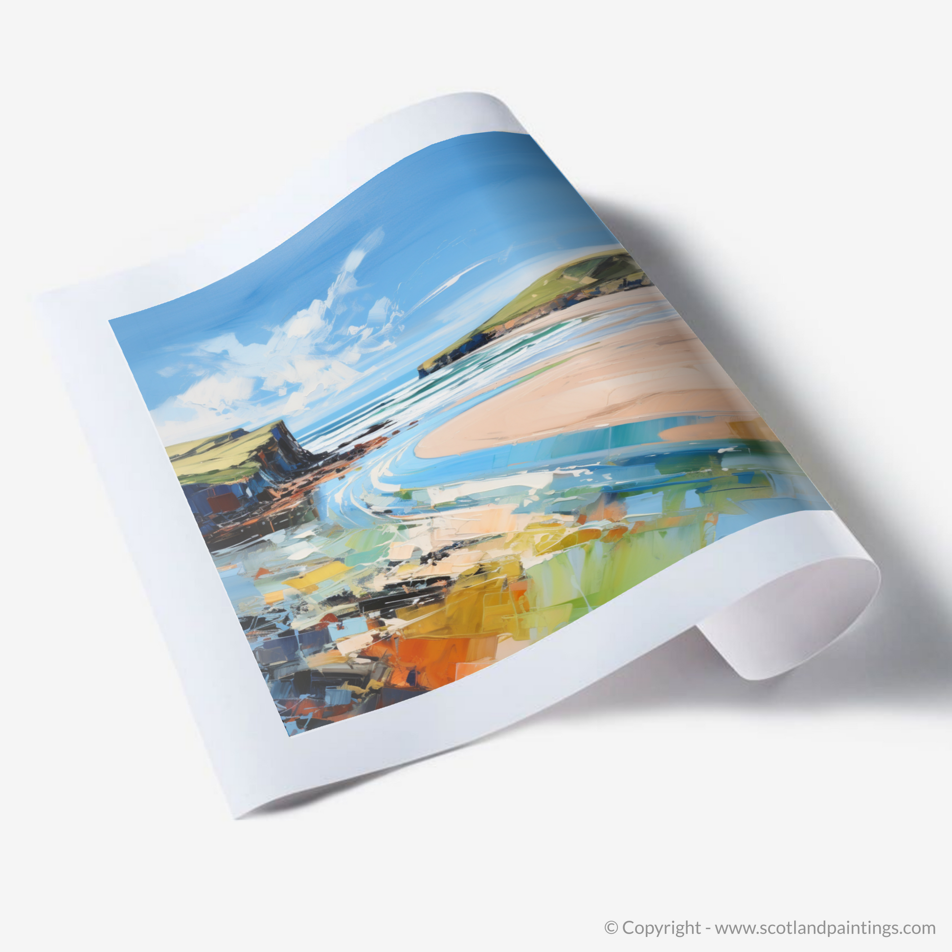 Art Print of Lunan Bay, Angus