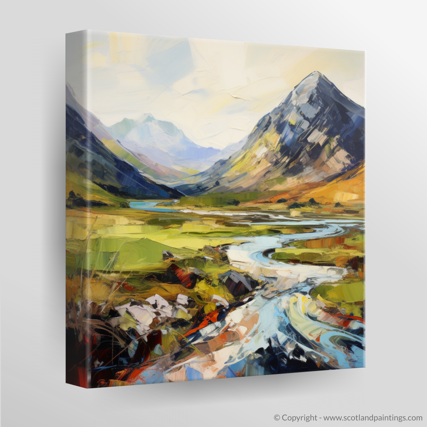 Canvas Print of Glencoe, Argyll and Bute