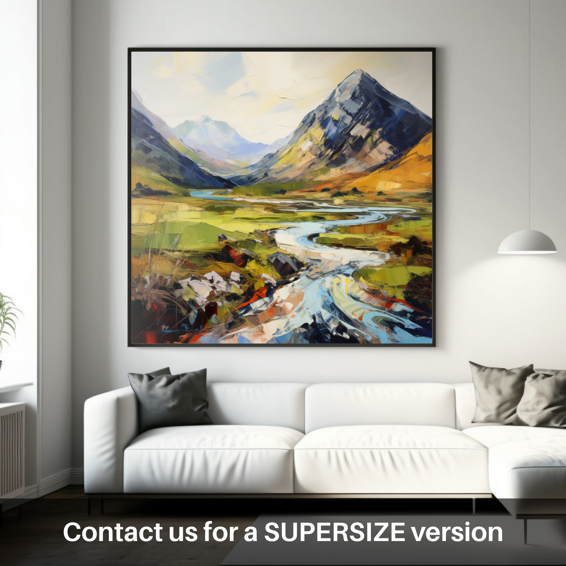 Huge supersize print of Glencoe, Argyll and Bute