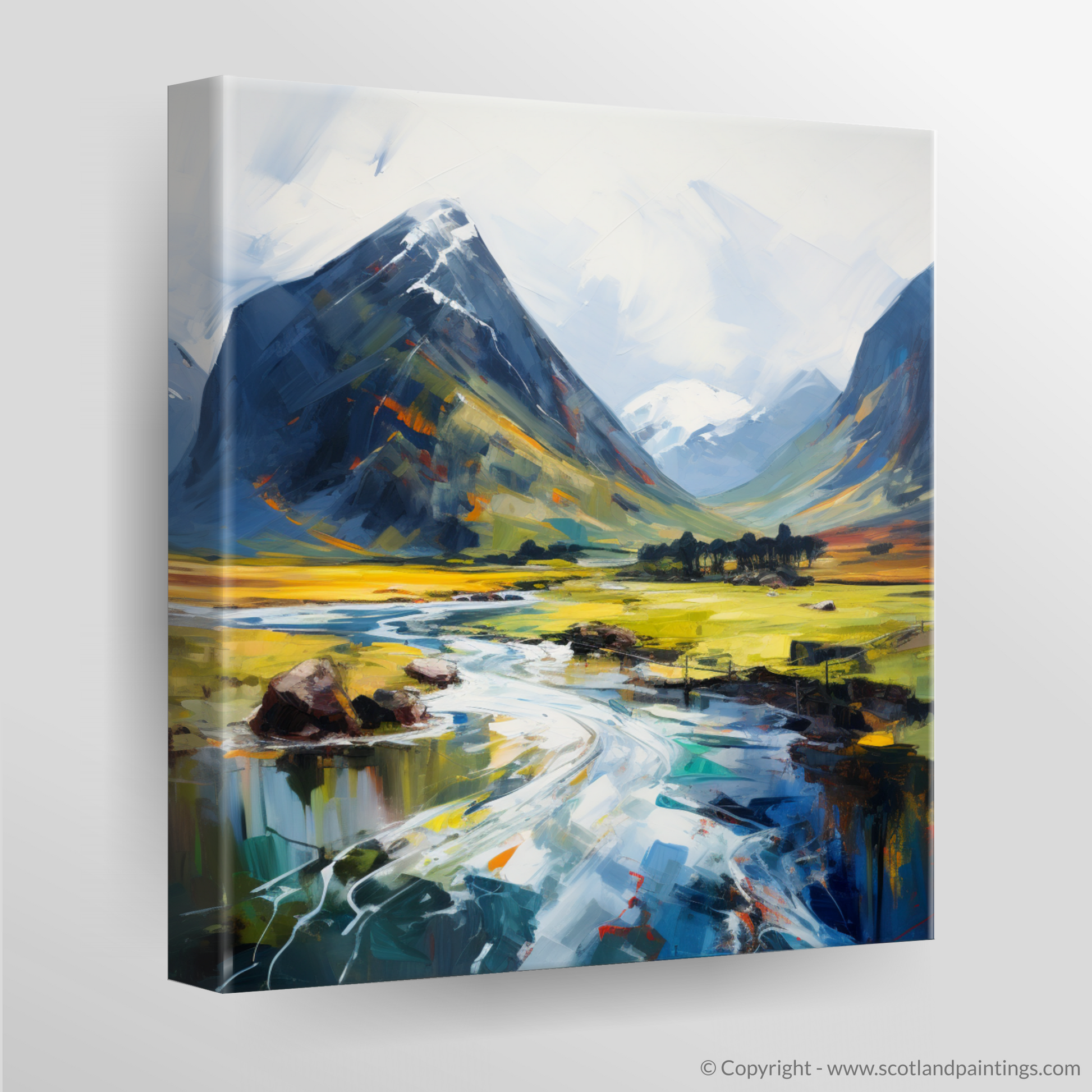 Canvas Print of Glencoe, Argyll and Bute