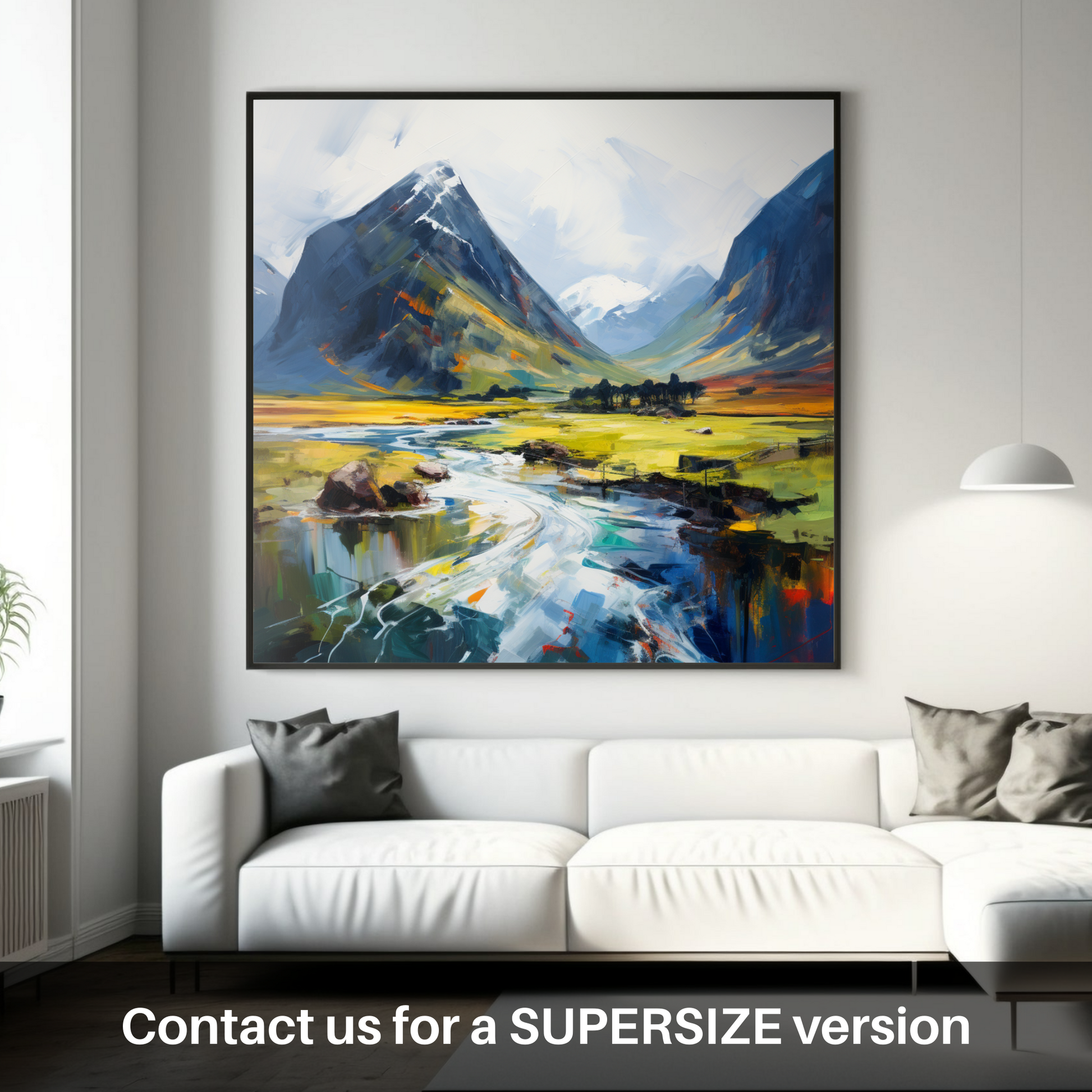 Huge supersize print of Glencoe, Argyll and Bute