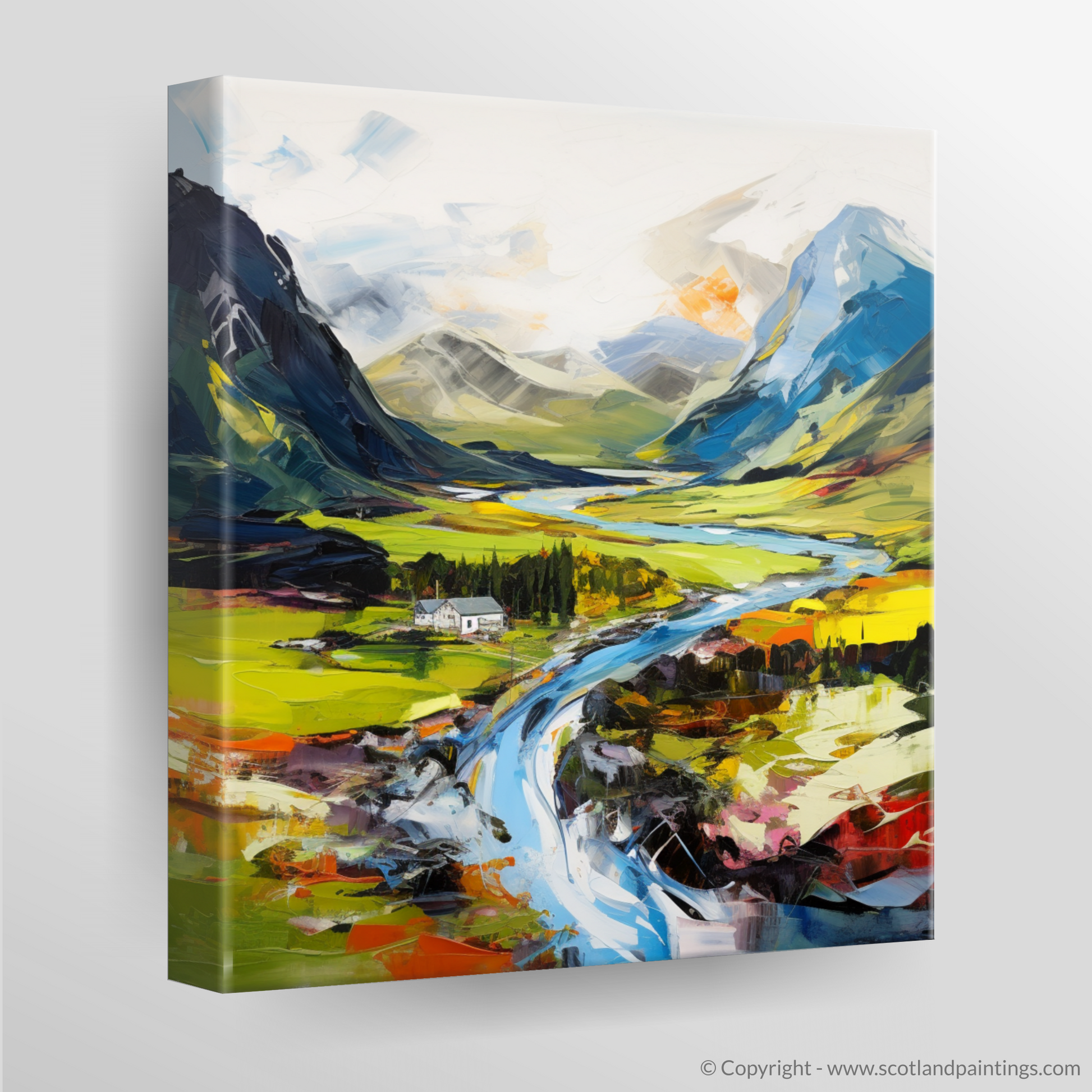 Canvas Print of Glencoe, Argyll and Bute