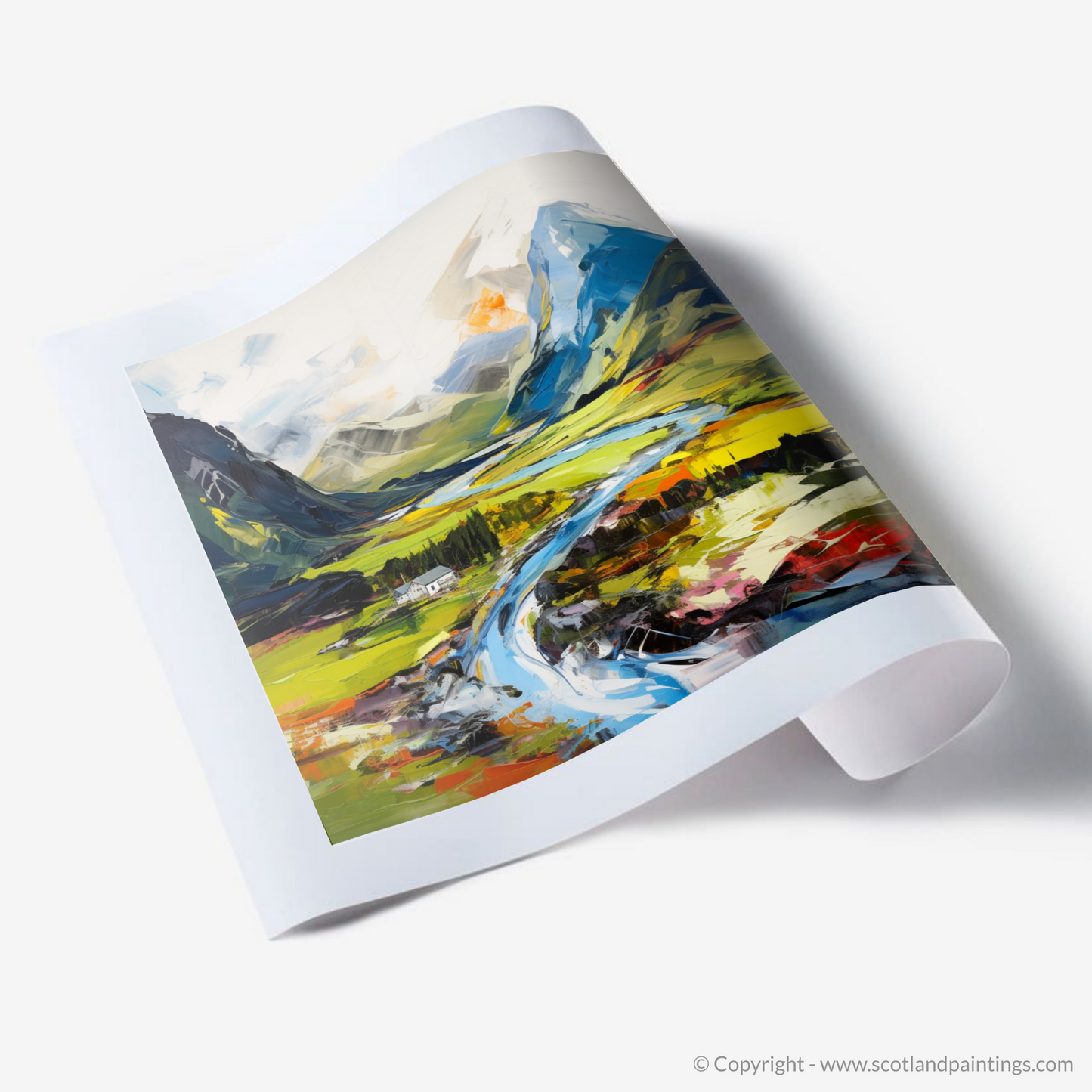 Art Print of Glencoe, Argyll and Bute