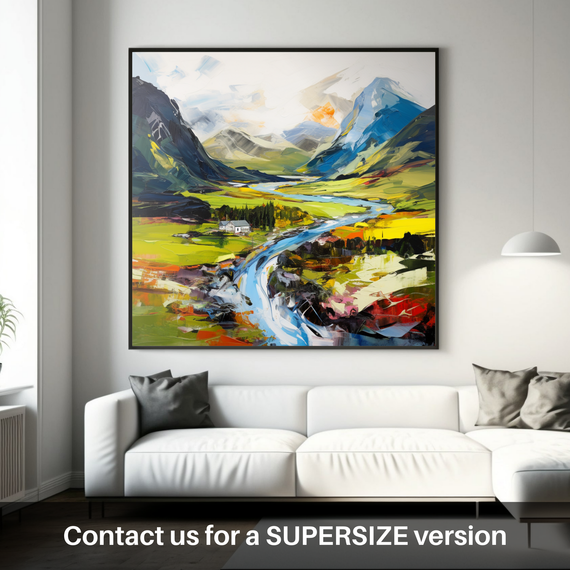 Huge supersize print of Glencoe, Argyll and Bute