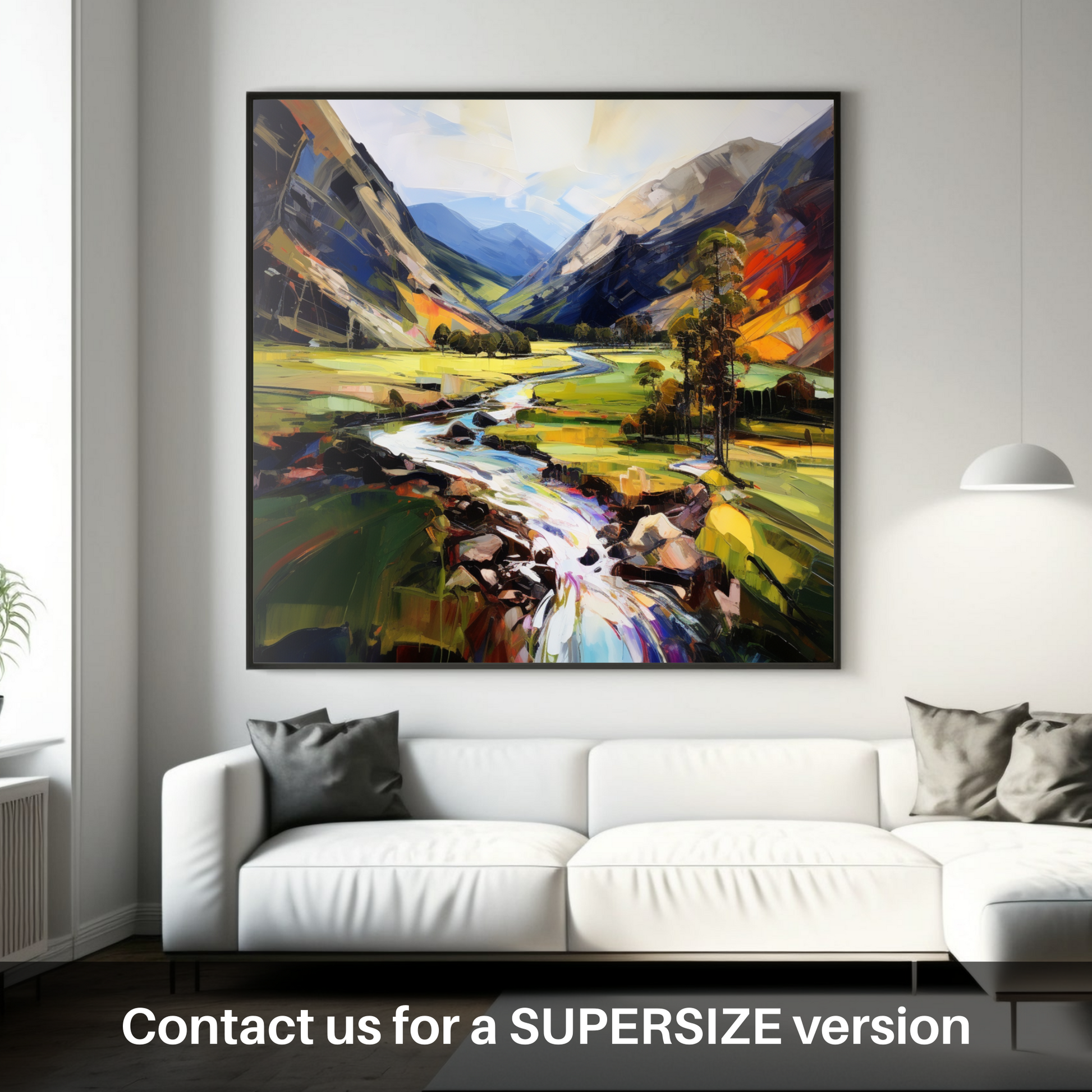 Huge supersize print of Glen Nevis, Highlands