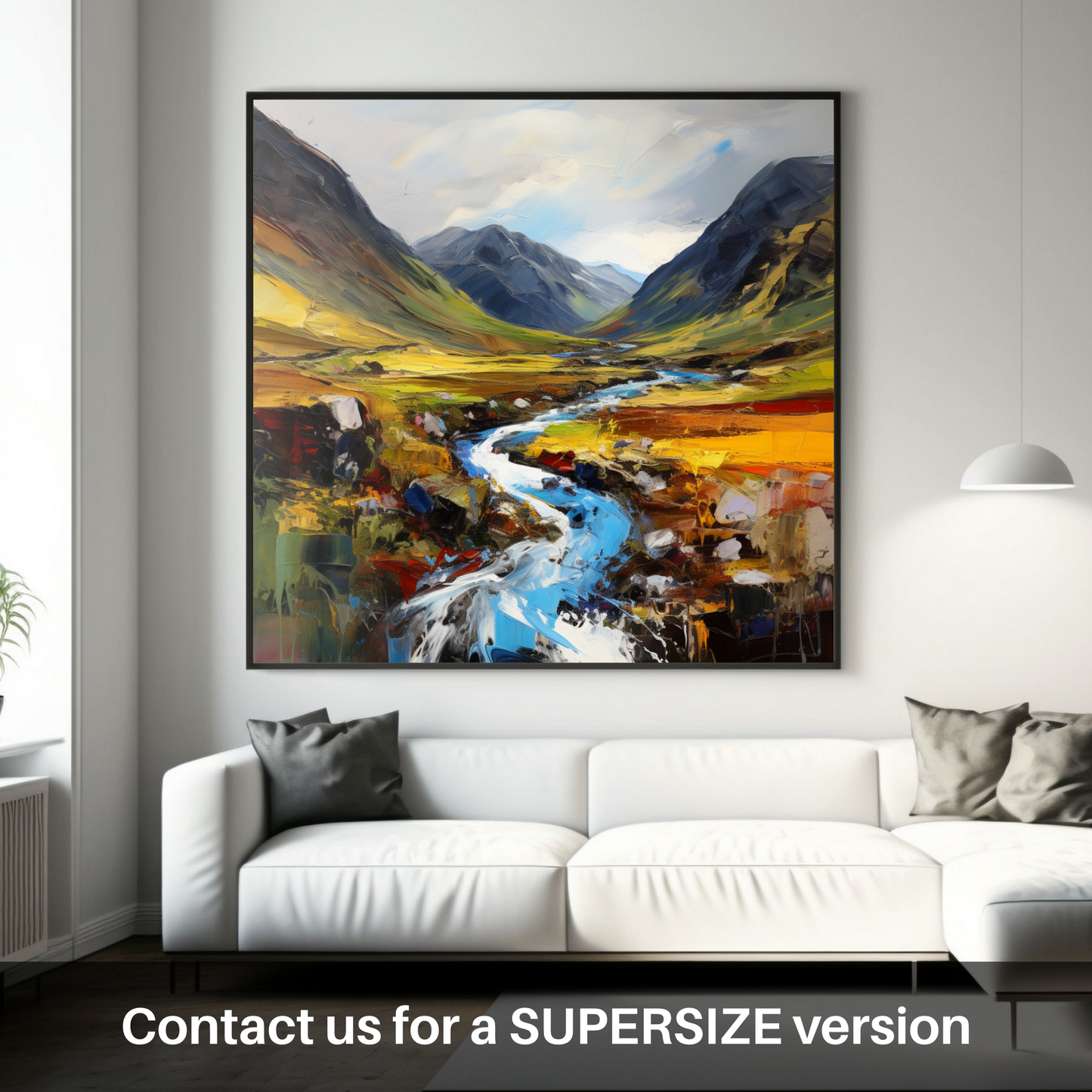 Huge supersize print of Glen Nevis, Highlands