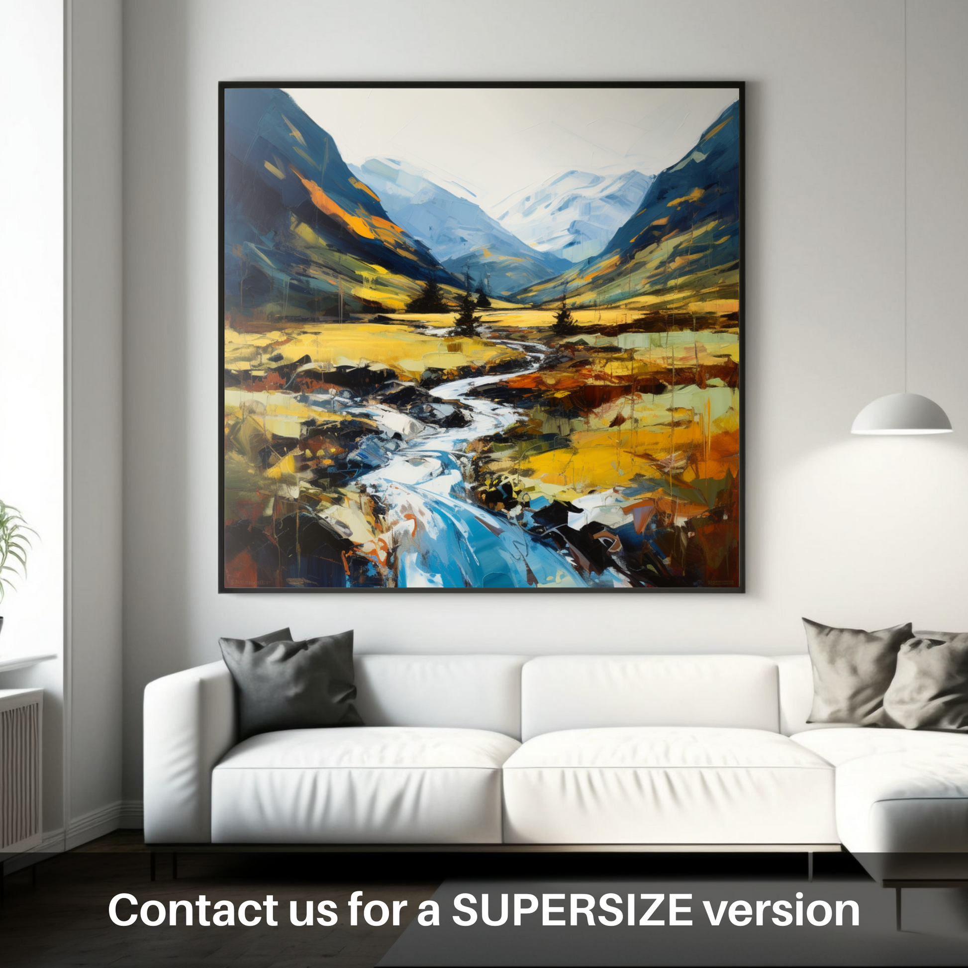 Huge supersize print of Glen Nevis, Highlands