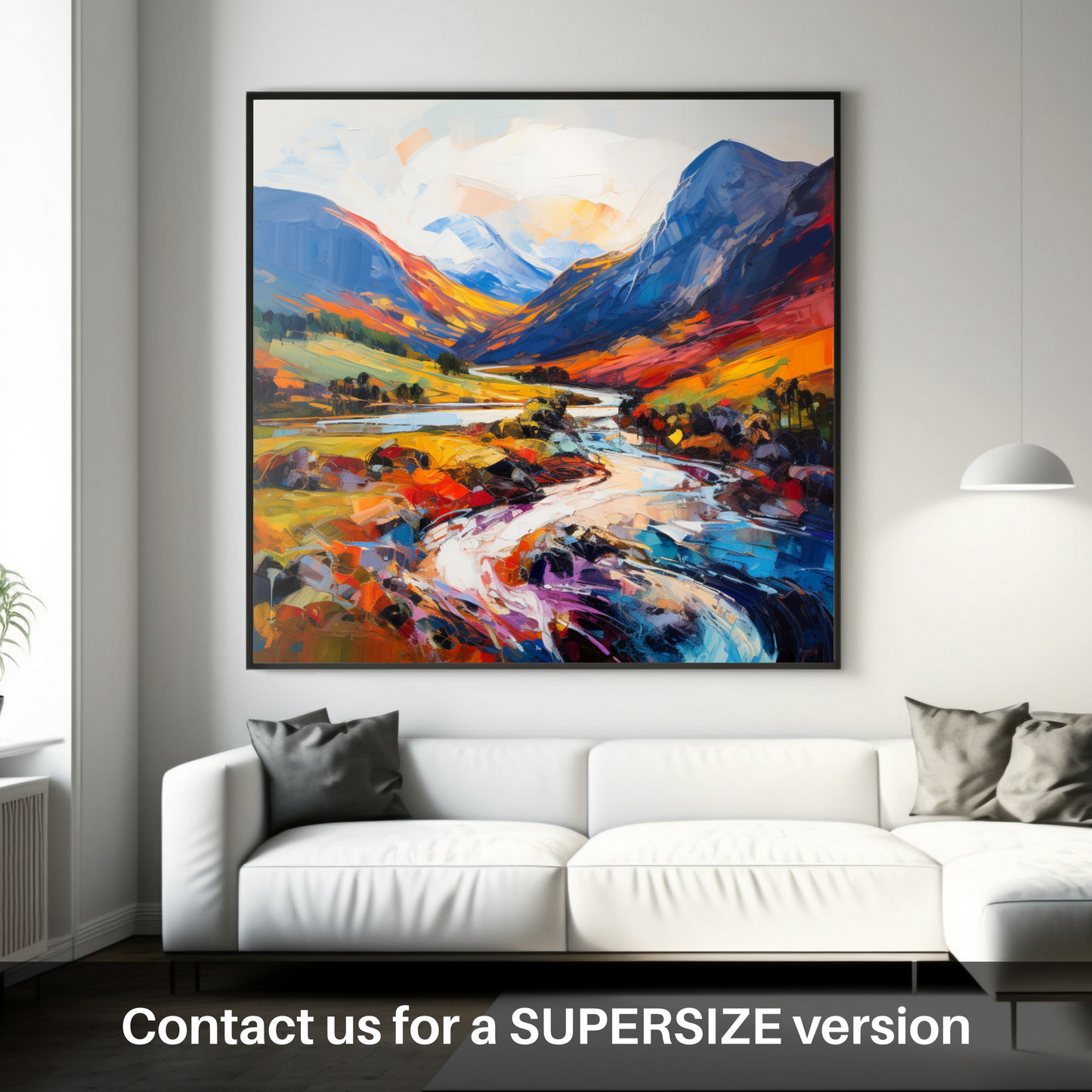 Huge supersize print of Glen Nevis, Highlands