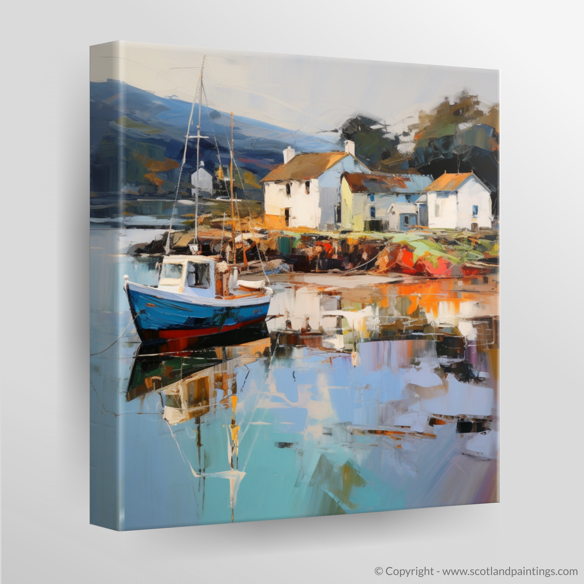 Canvas Print of Tayvallich Harbour, Argyll