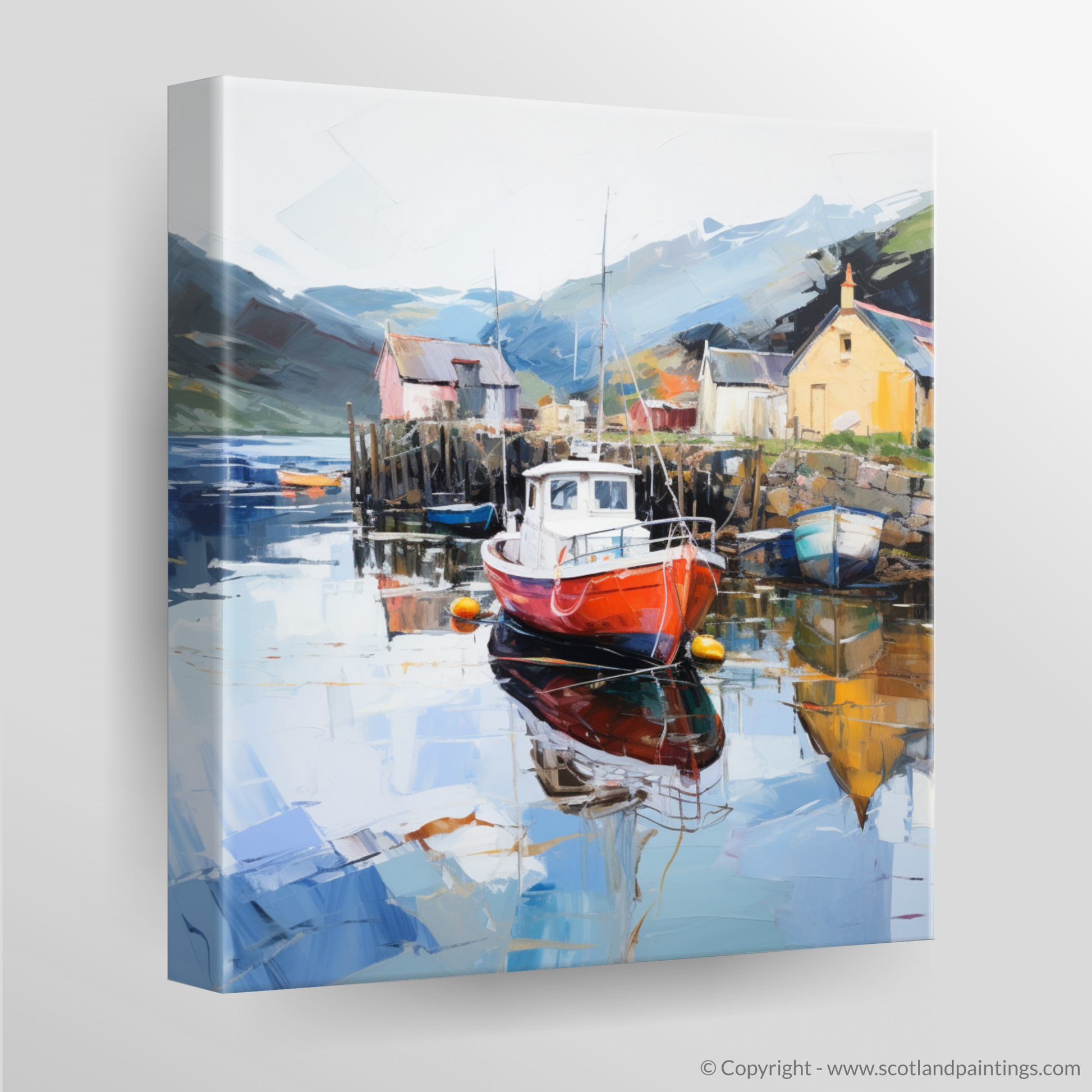 Canvas Print of Tayvallich Harbour, Argyll