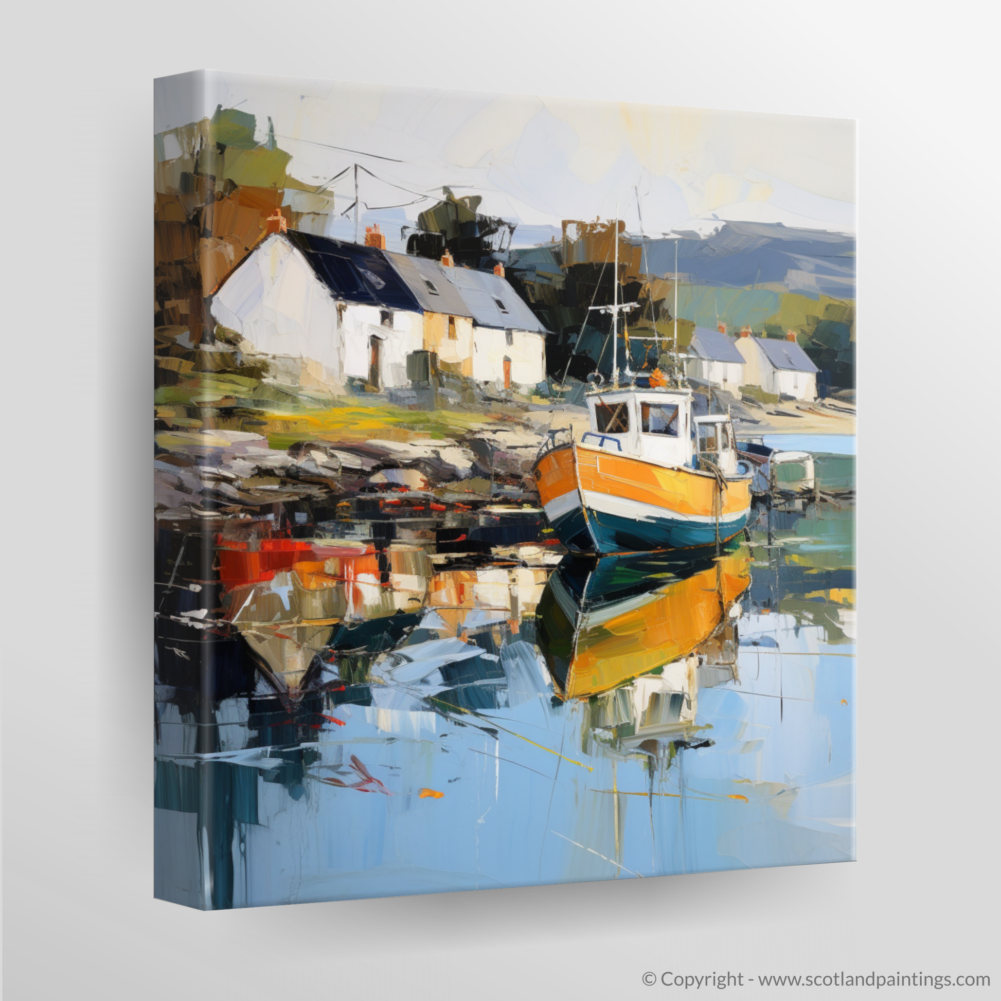 Canvas Print of Tayvallich Harbour, Argyll