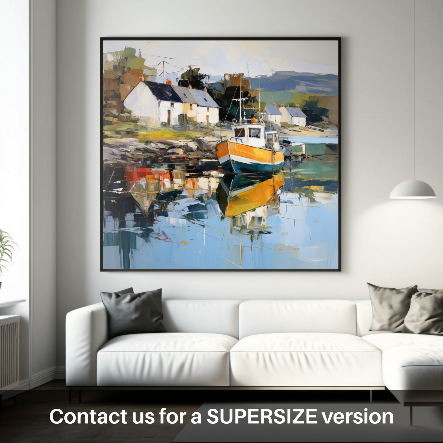 Huge supersize print of Tayvallich Harbour, Argyll