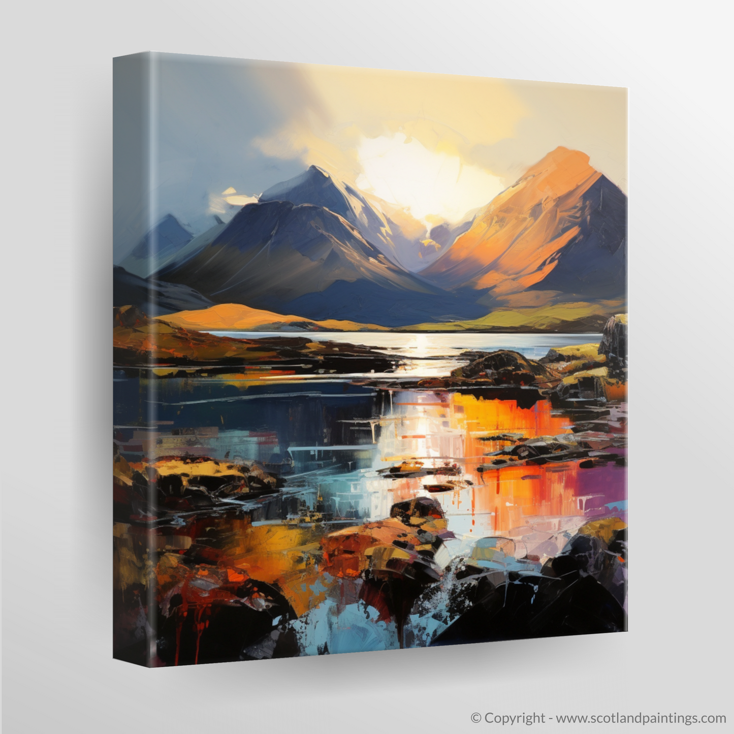 Canvas Print of The Cuillin, Isle of Skye