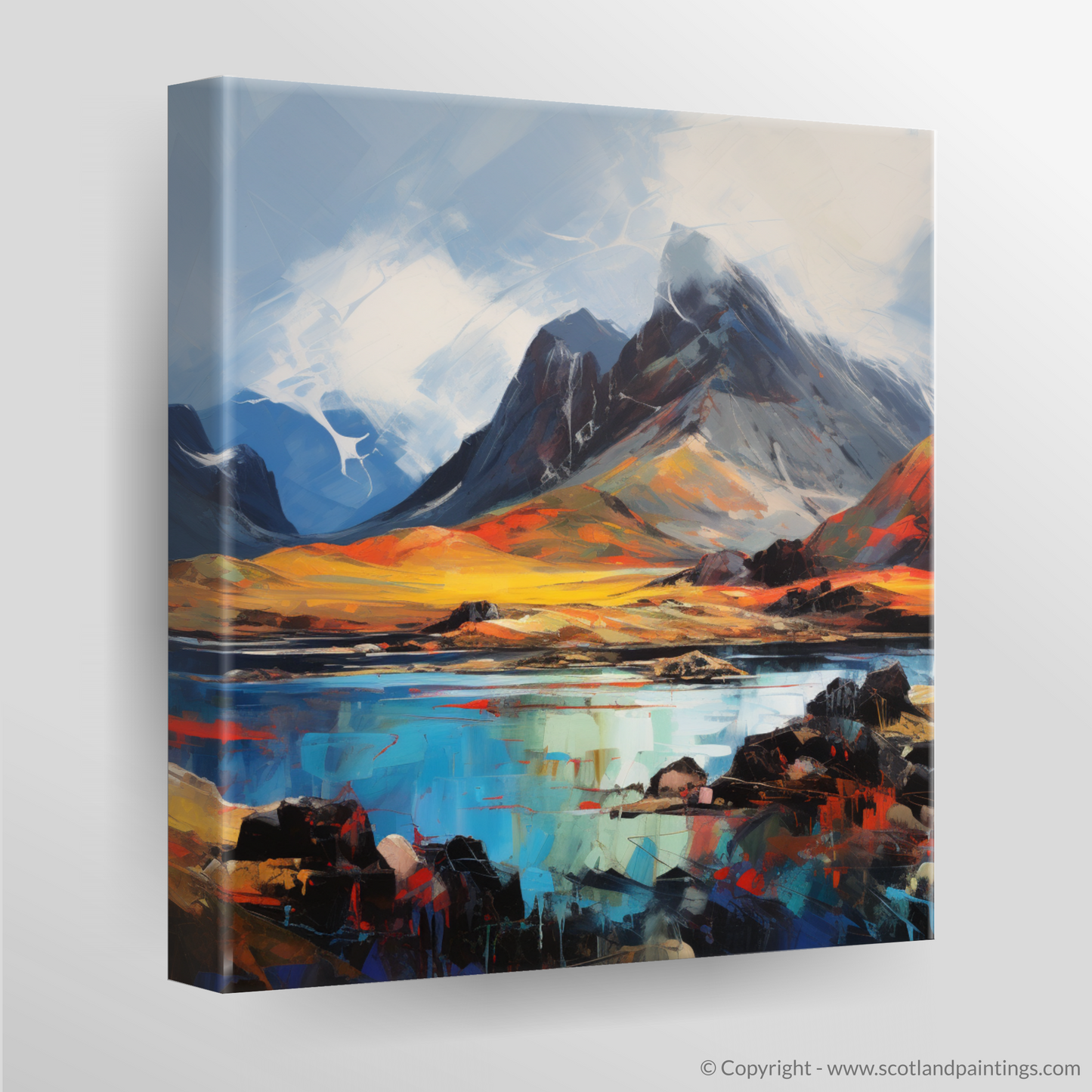 Canvas Print of The Cuillin, Isle of Skye