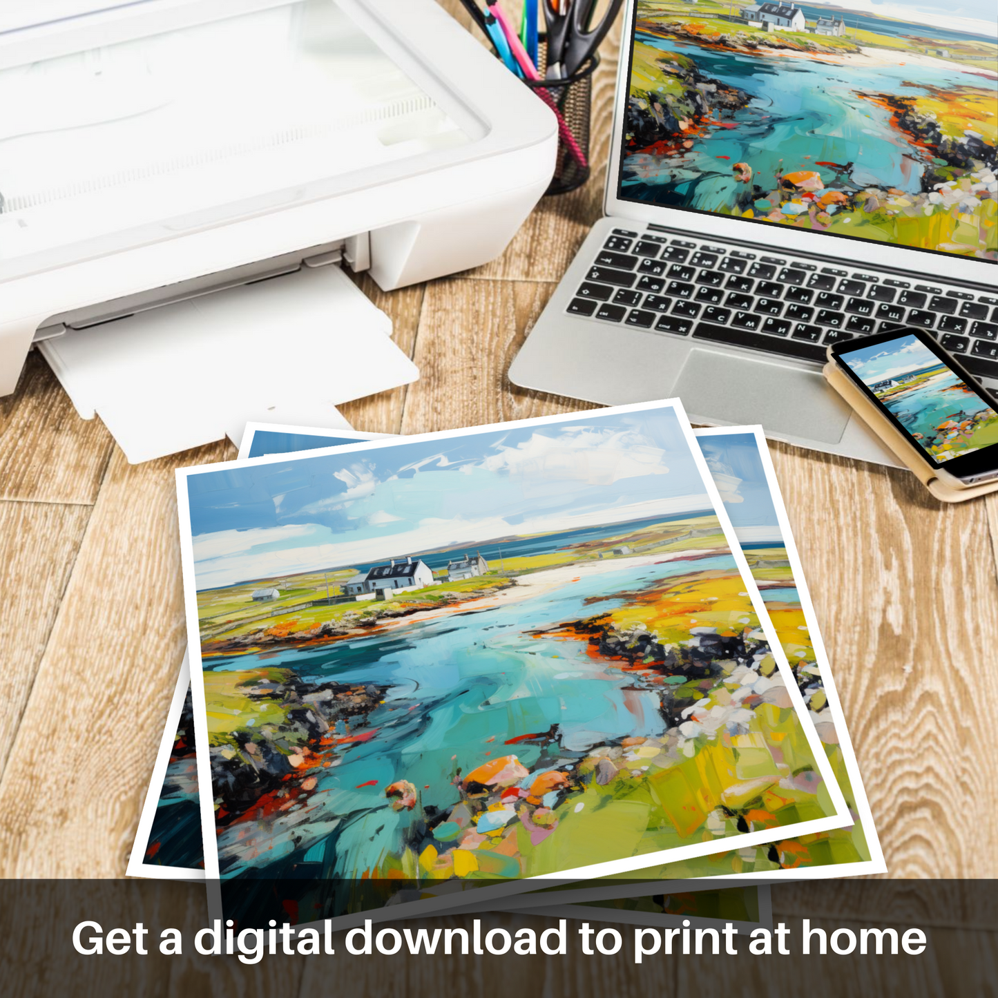 Downloadable and printable picture of Isle of Tiree, Inner Hebrides