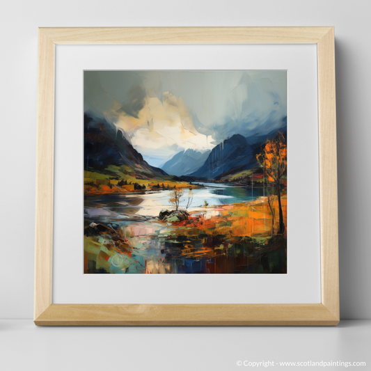 Art Print of Loch Shiel, Highlands with a natural frame