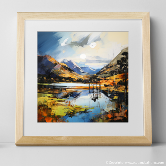 Art Print of Loch Shiel, Highlands with a natural frame